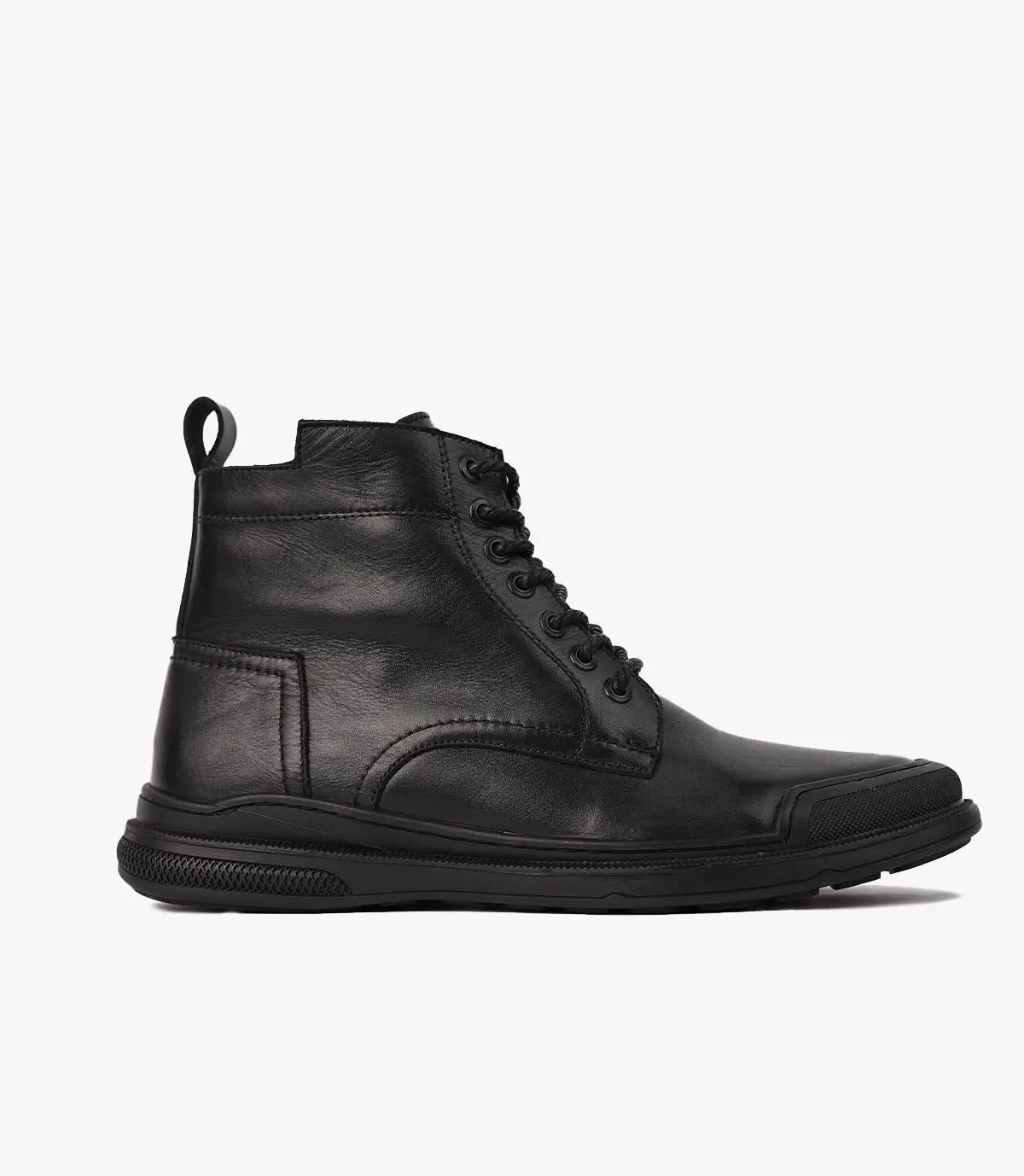 Bottine Parker en Cuir, Noir – CL3063 Celeno