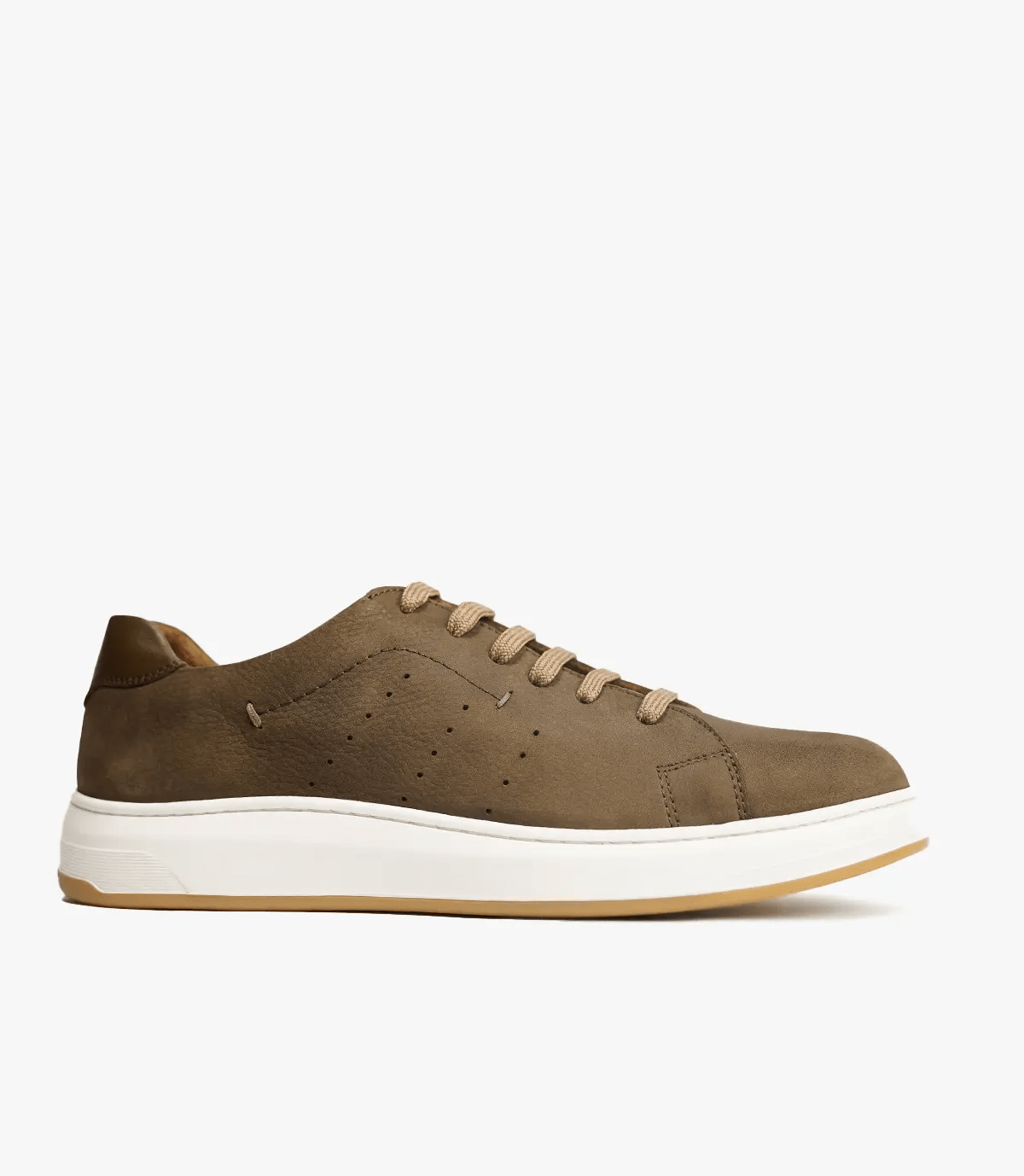 BASKET Suprême en Daim, vert olive - CL6082 Celeno