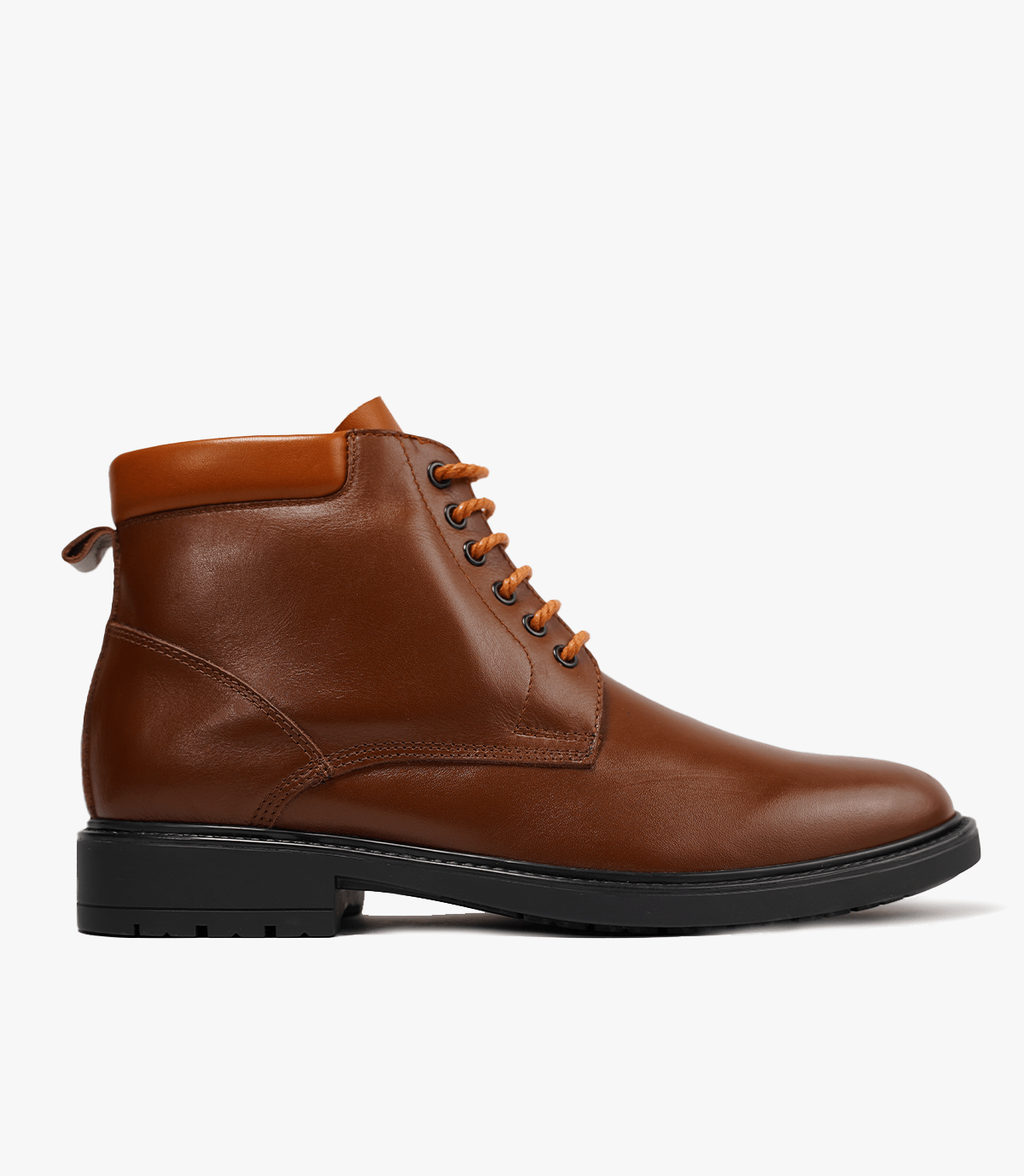 Bottine RICO en Cuir, TABAC -CL08