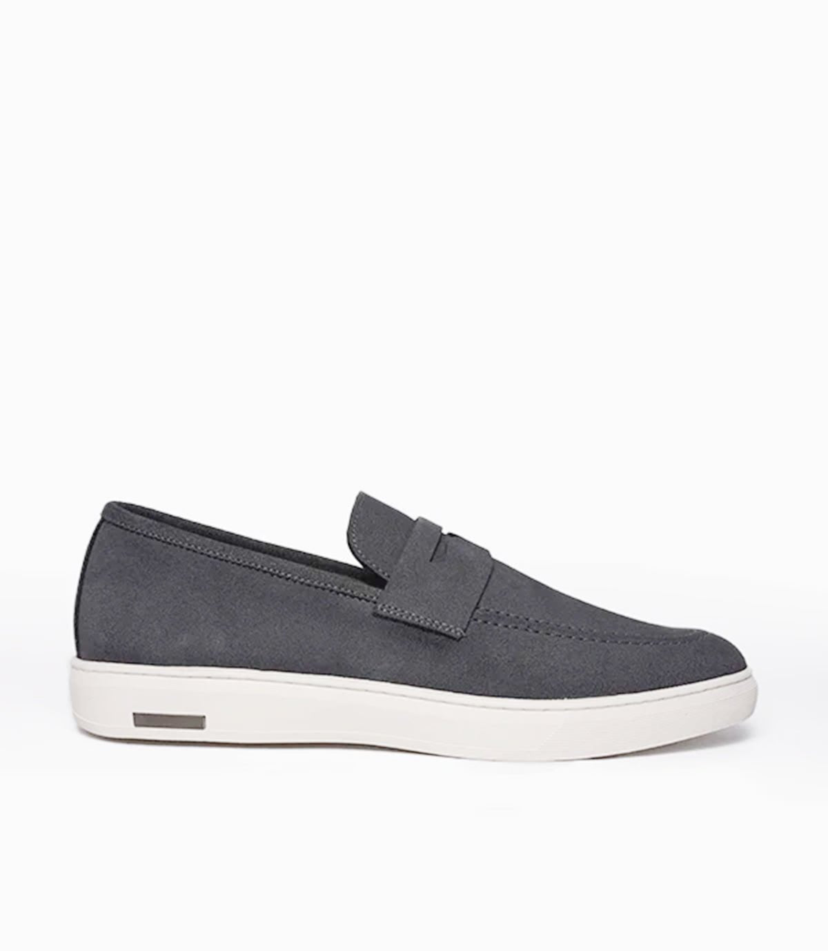 MOCASSIN ADDLER EN Daim, Gris – CL6044