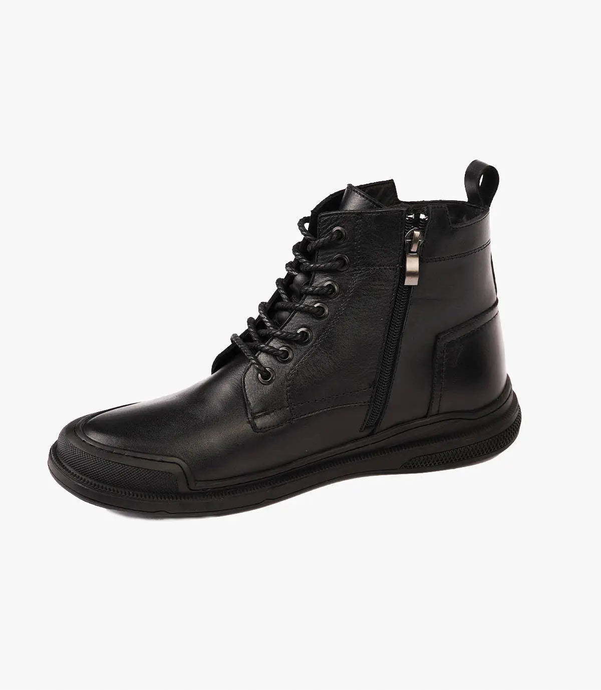 Bottine Parker en Cuir, Noir – CL3063 Celeno