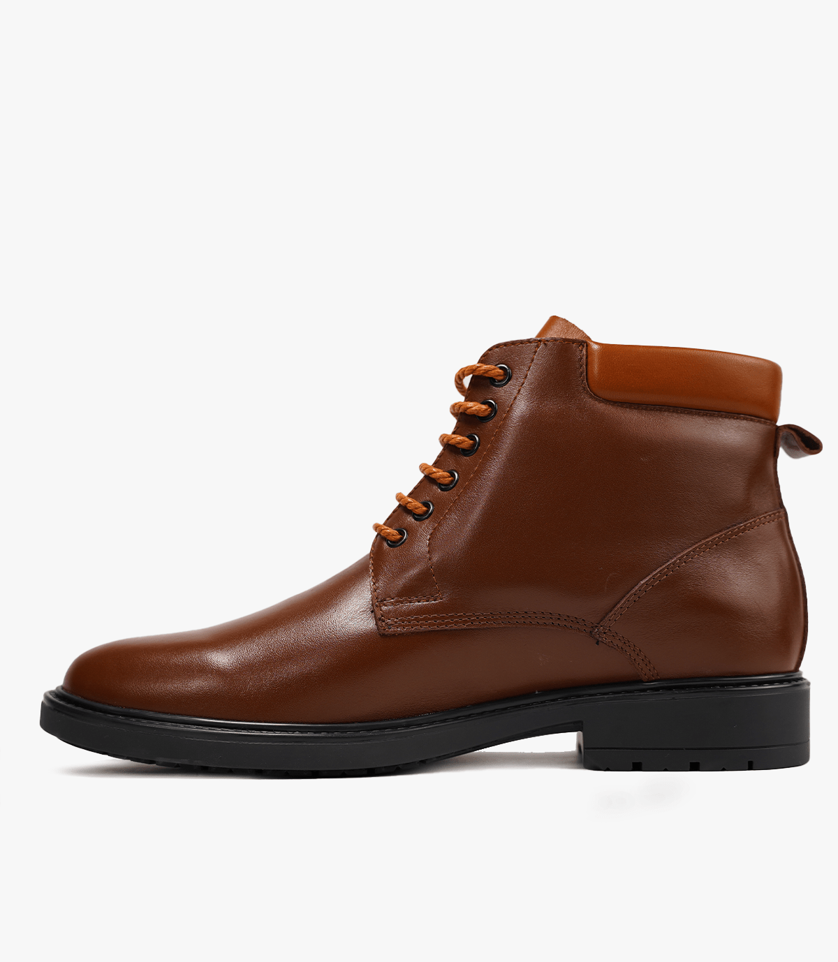 Bottine RICO en Cuir, TABAC -CL08