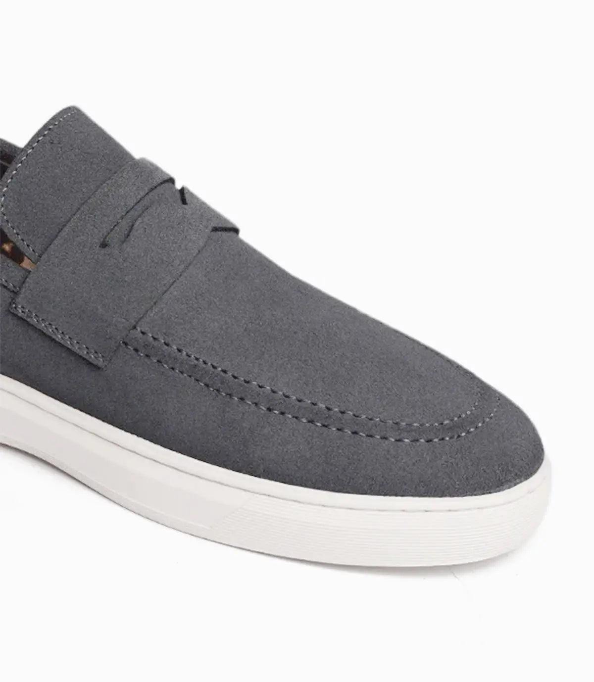 MOCASSIN ADDLER EN Daim, Gris – CL6044 Celeno