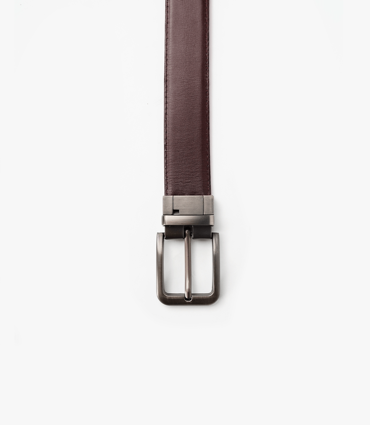 CEINTURE JAY en Cuir Double Face, Noir-Marron – CLCLASS