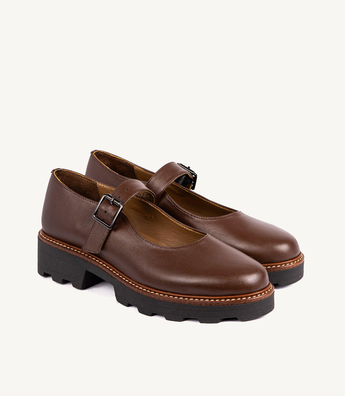 NAYA EN CUIR MARRON – CL2128