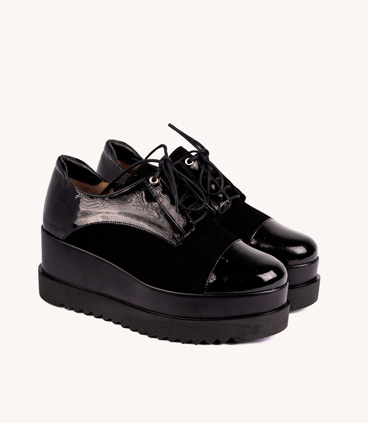 EKO EN CUIR ET DAIM NOIR