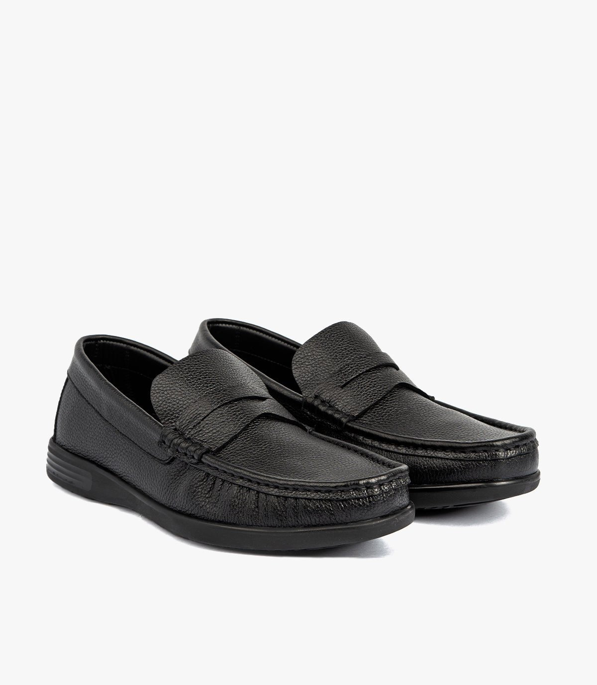 MOCASSIN EDEN En Cuir, Noir – CL146