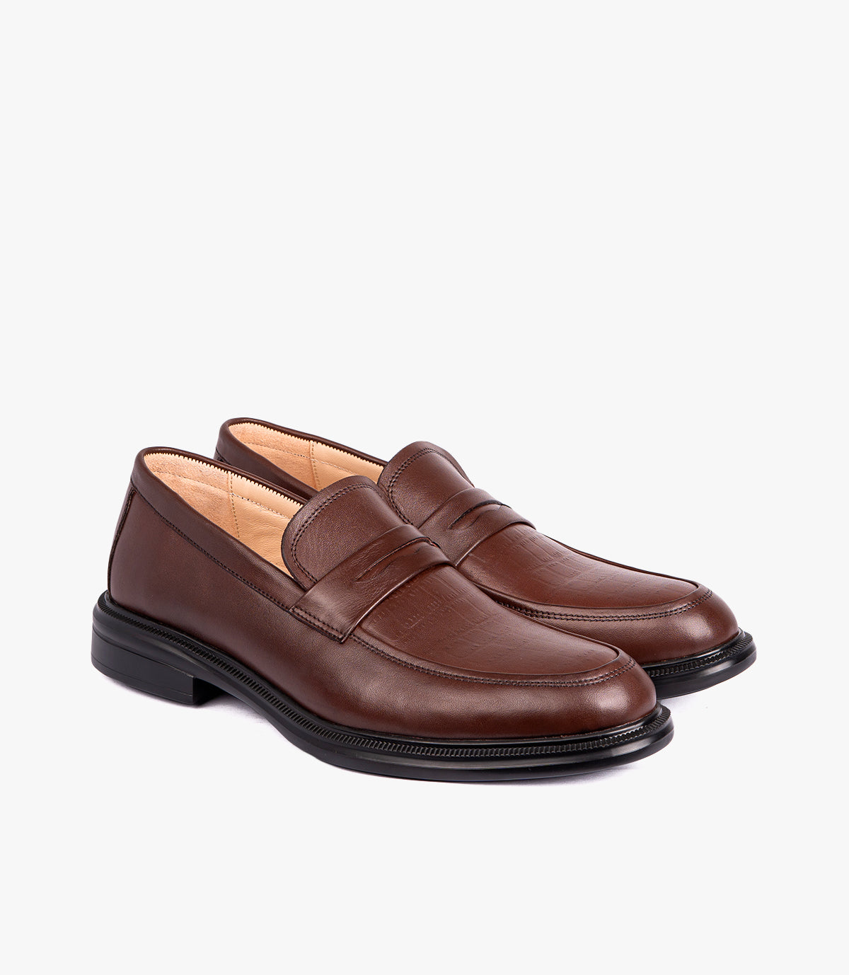 SOREN CROCO EN CUIR MARRON – CL330