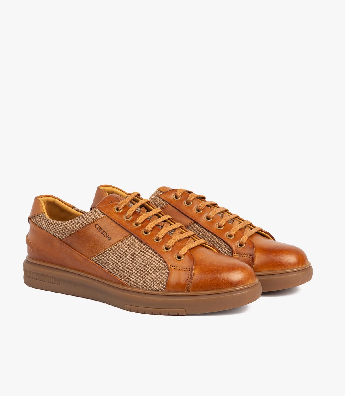 BASKET FOXTON en Cuir, Tabac– CL5016