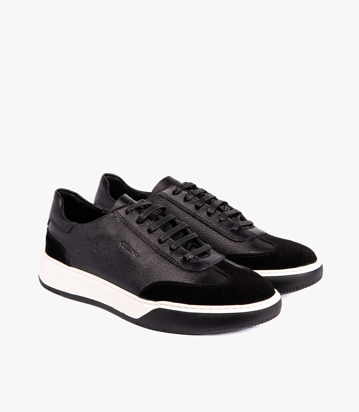 RIVOLI EN CUIR ET DAIM NOIR – CL7008