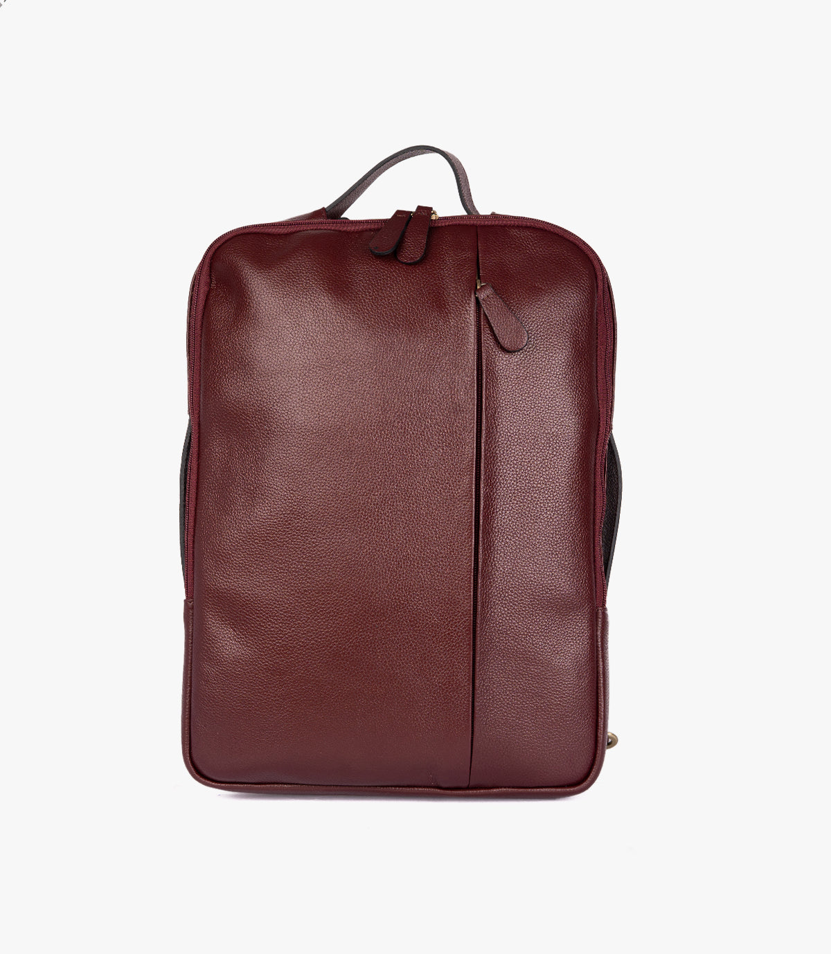 SAC ORDINATEUR MANHATTAN EN CUIR, BORDEAUX - 040