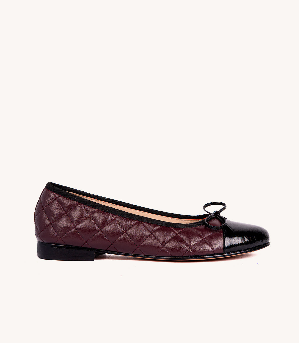 BETTY EN CUIR BORDEAUX