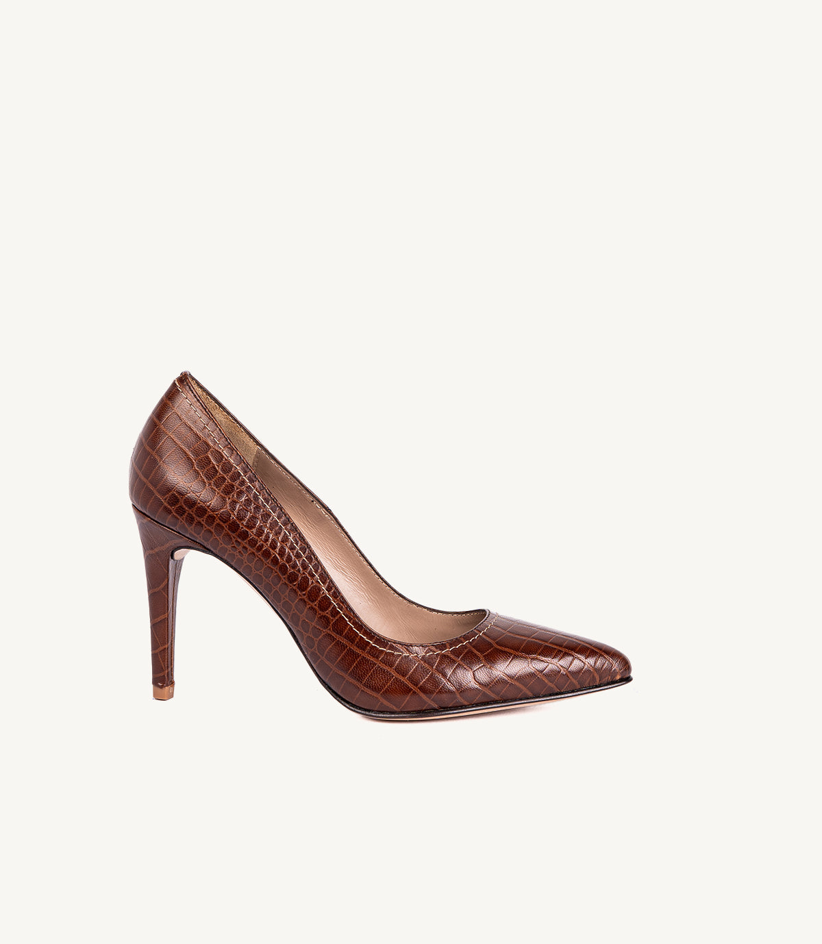 CELINE EN CUIR CROCO GOLD