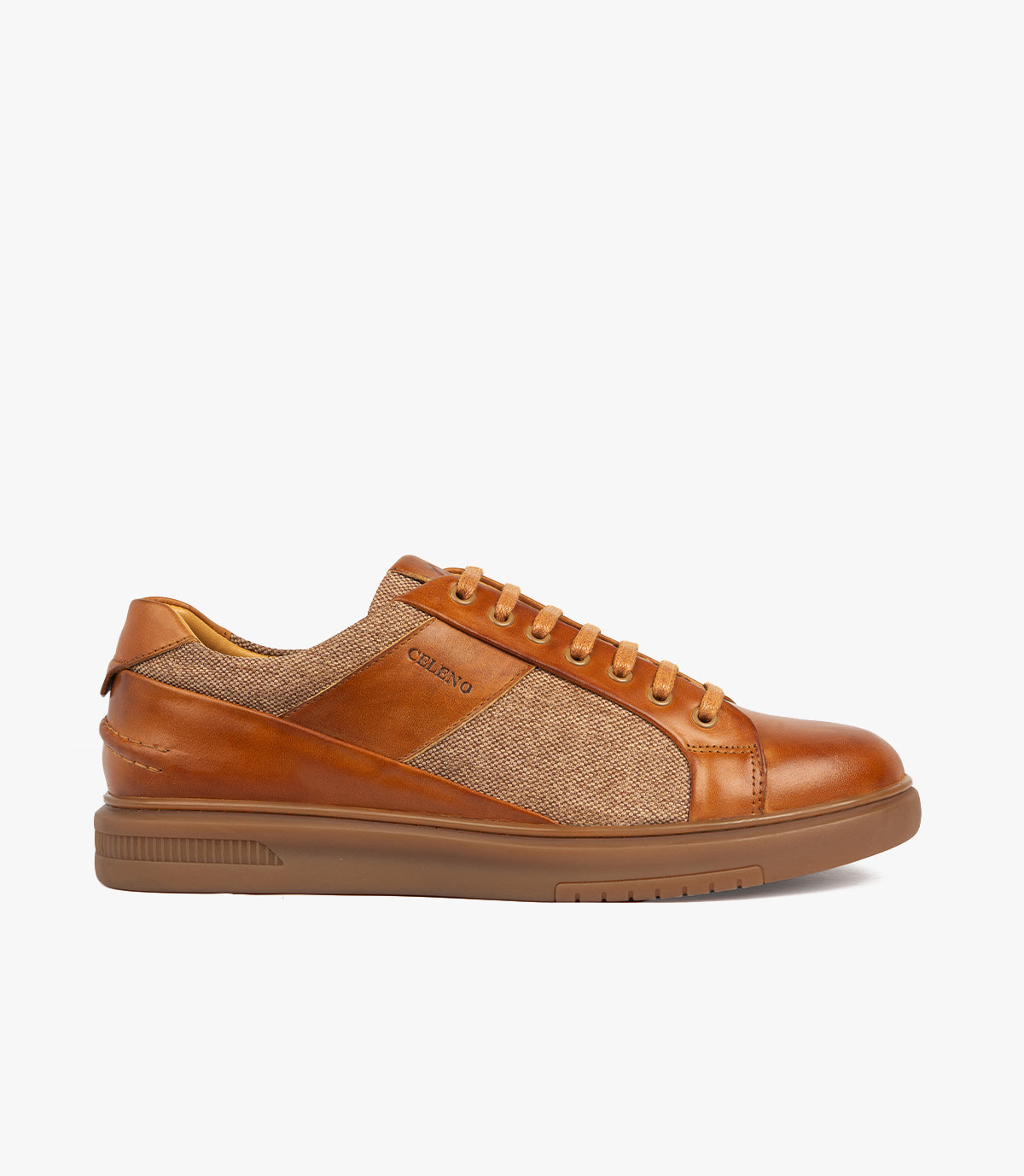 BASKET FOXTON en Cuir, Tabac– CL5016