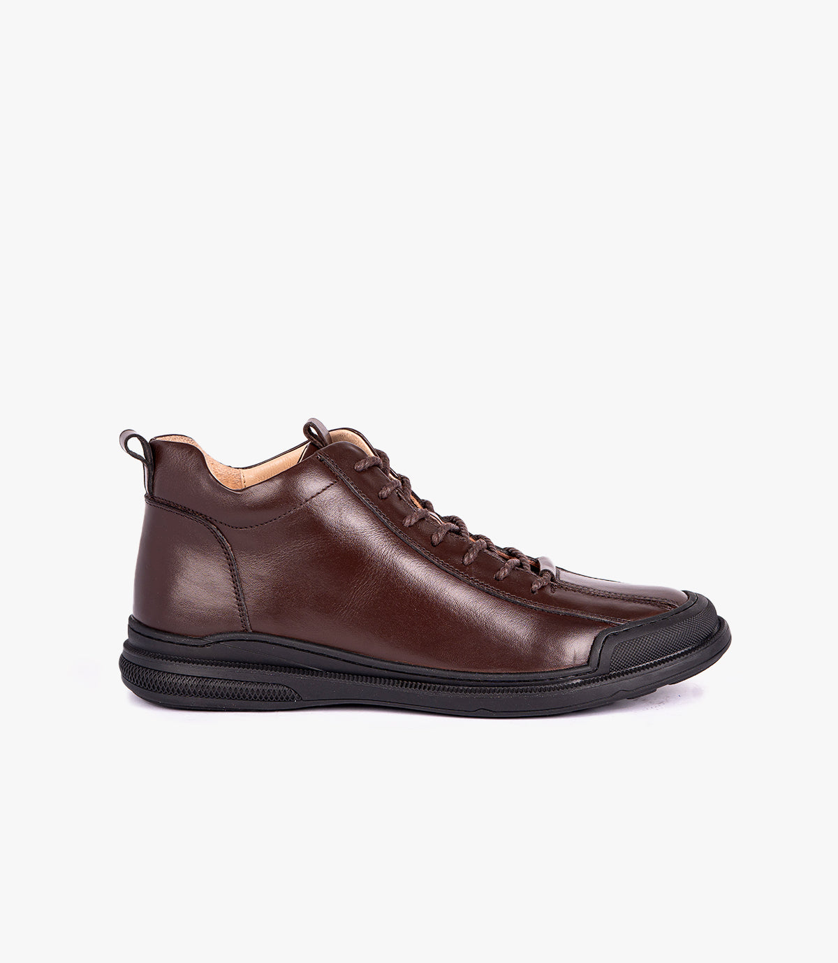 BOTTINE NIVEN EN CUIR MARRON - 346