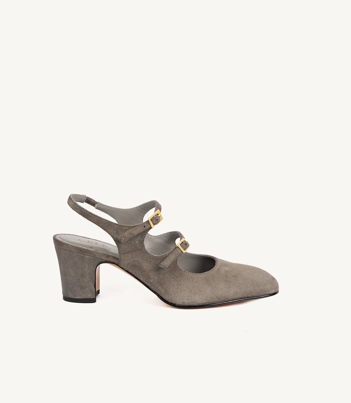Escarpins BORA en Daim , Taupe