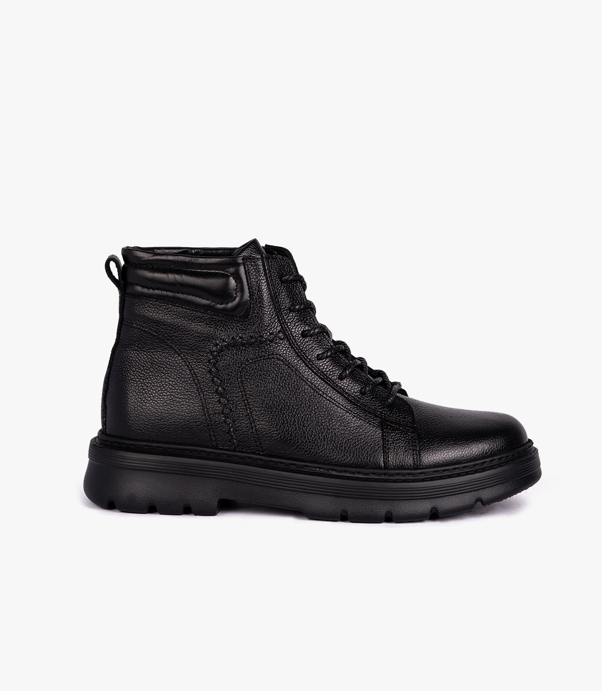 BOTTINE - KELAN EN CUIR NOIR - CL345