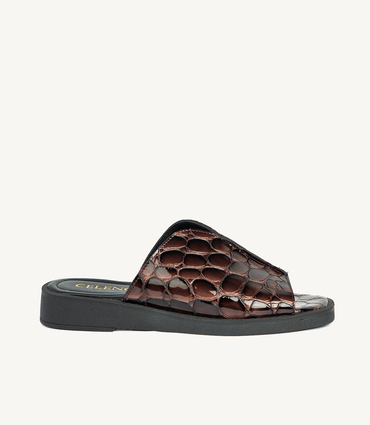 1894- SORENA CROCO MARRON
