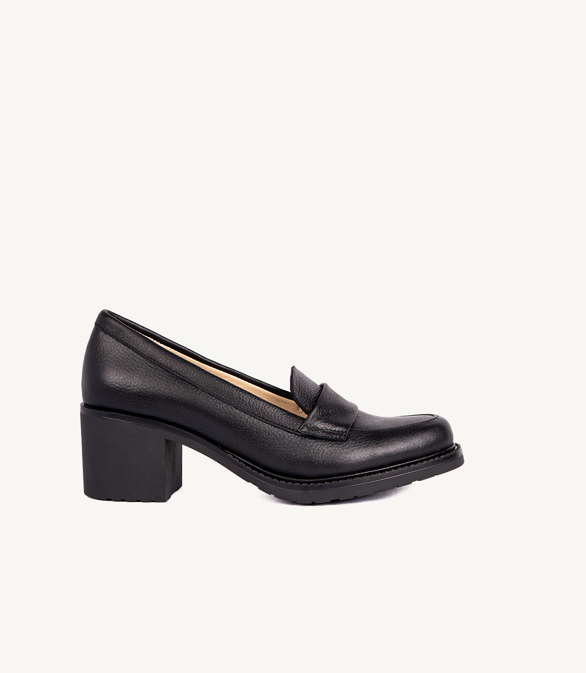 MOCASSIN SOFIA EN CUIR NOIR – 2300