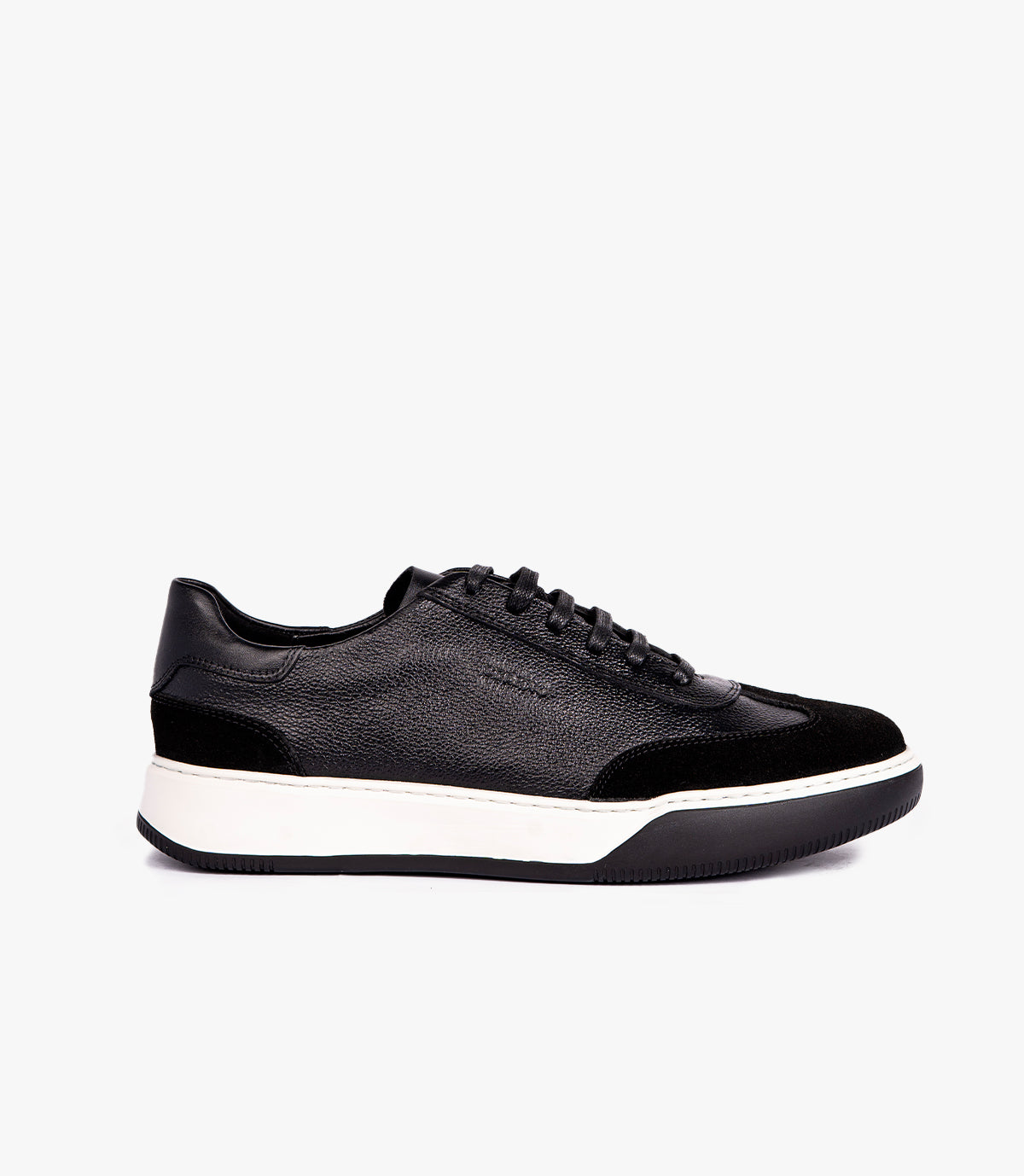 RIVOLI EN CUIR ET DAIM NOIR – CL7008