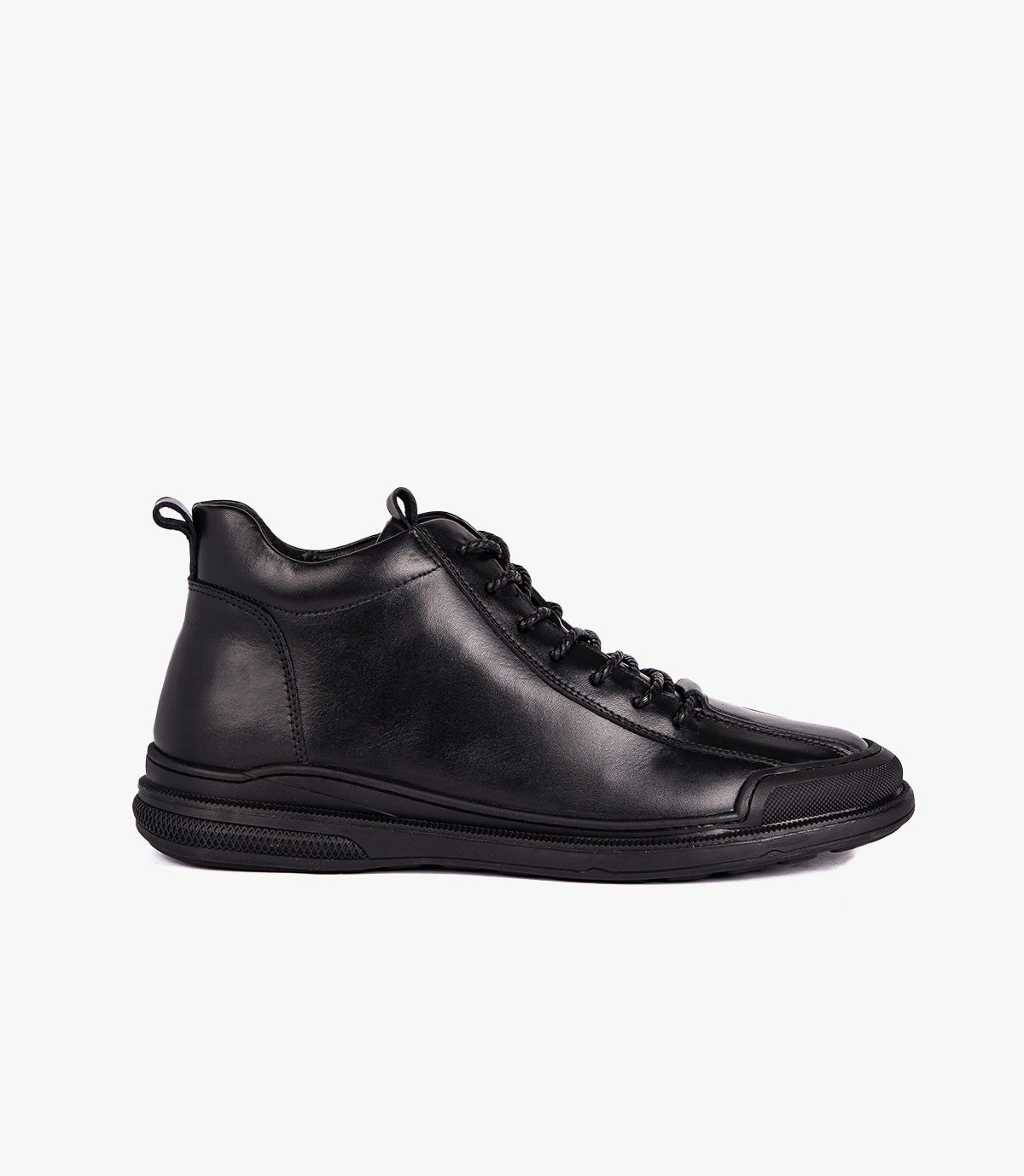 BOTTINE NIVEN EN CUIR NOIR - 346