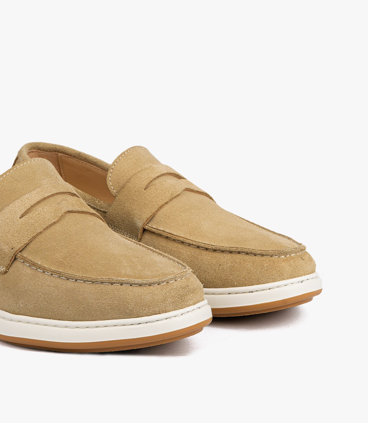 Mocassin Arven en Daim, BEIGE – CL7010