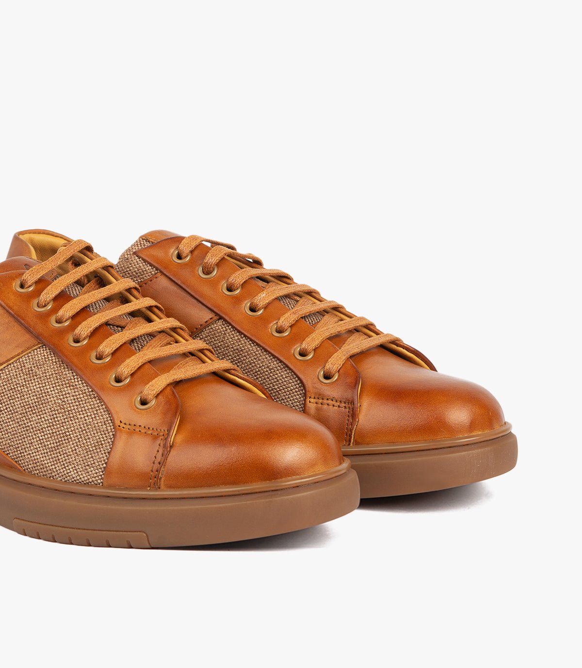 BASKET FOXTON en Cuir, Tabac– CL5016