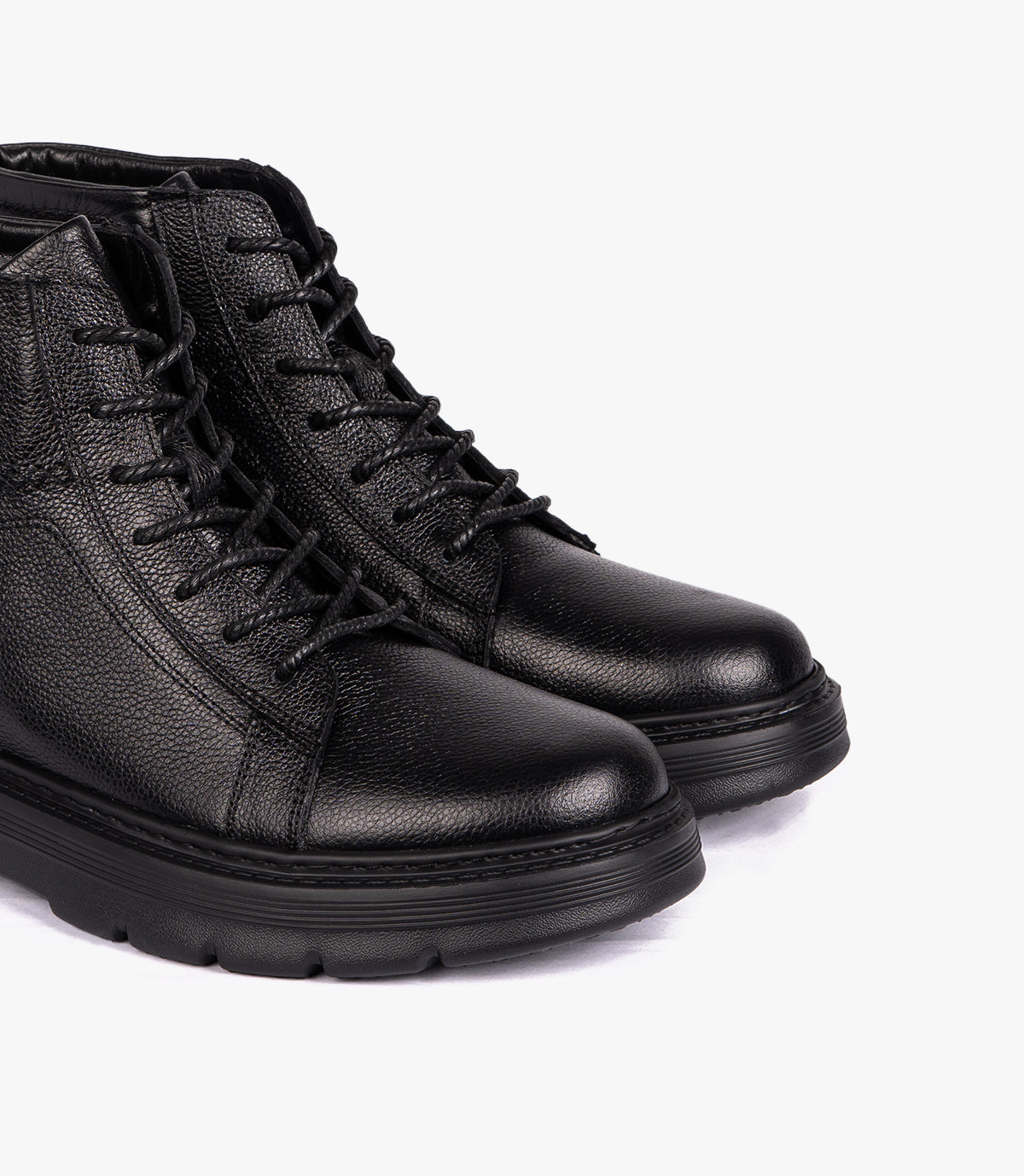 BOTTINE - KELAN EN CUIR NOIR - CL345