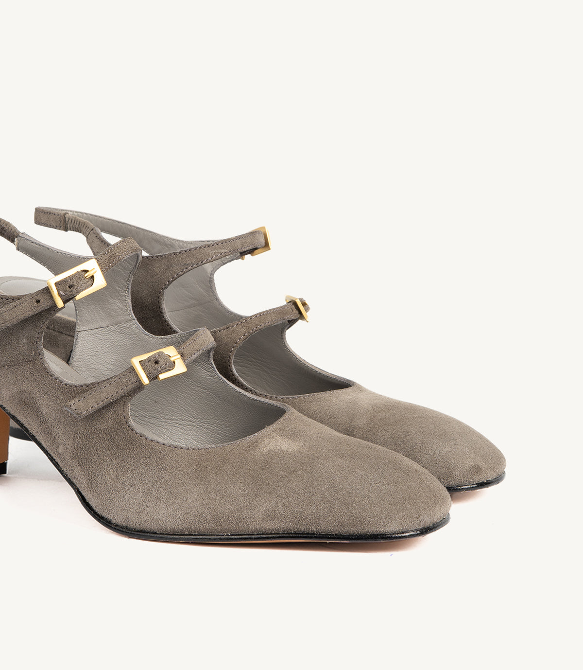 Escarpins BORA en Daim , Taupe