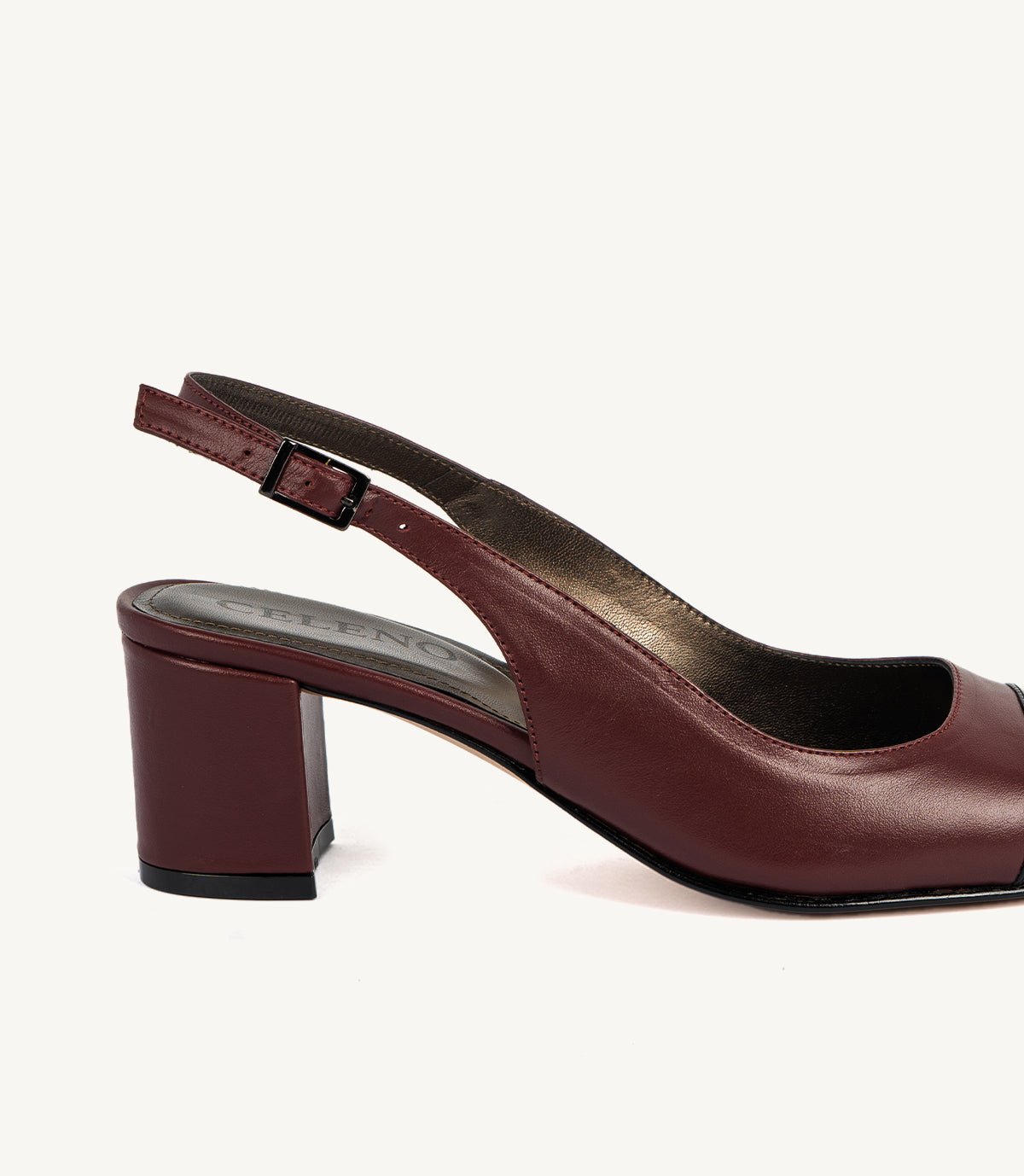FATY CUIR BORDEAUX