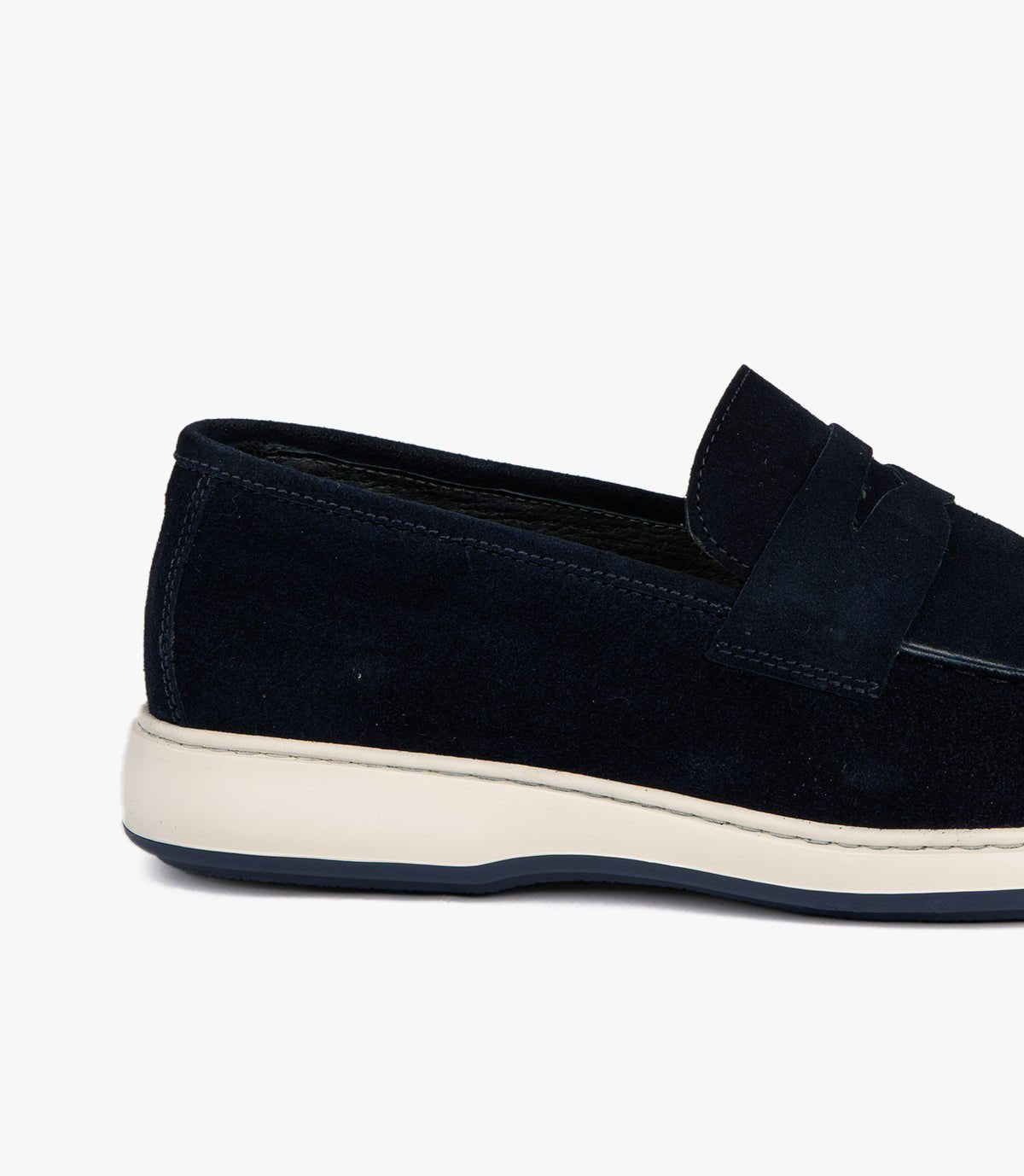 Mocassin Arven en Daim, Bleu Nuit – CL7010