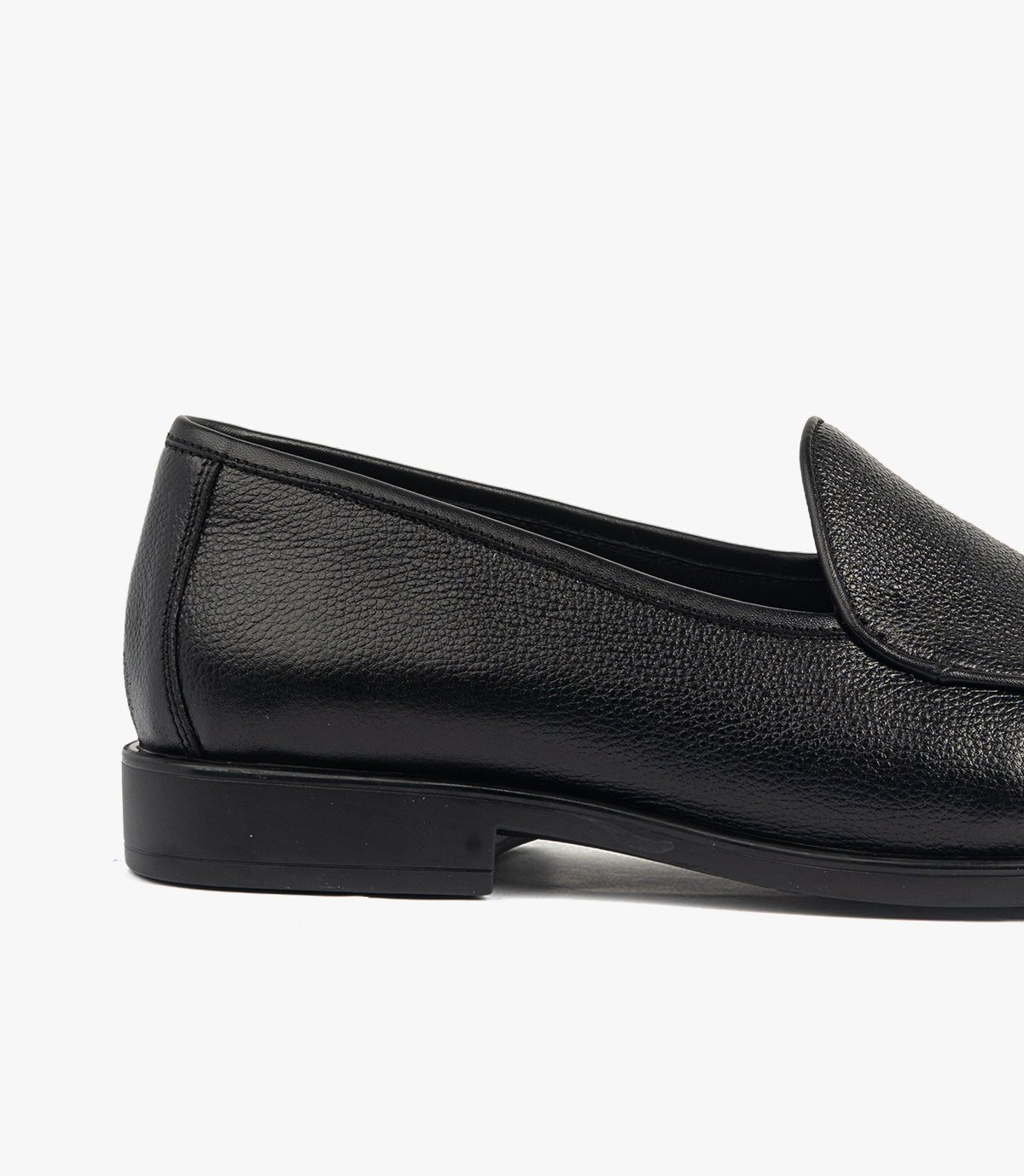 Mocassin Monaco en Cuir, Noir - CL386