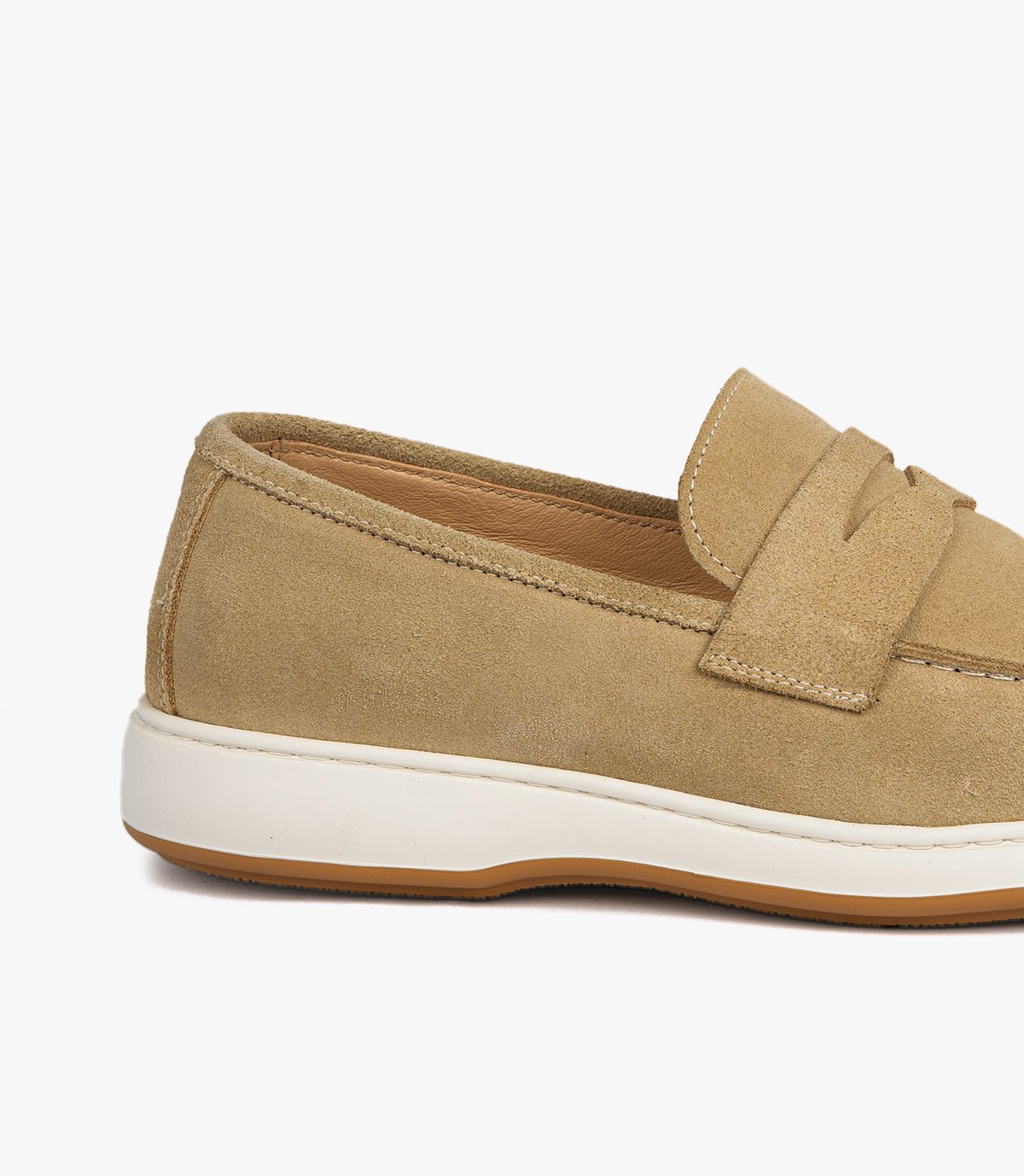 Mocassin Arven en Daim, BEIGE – CL7010