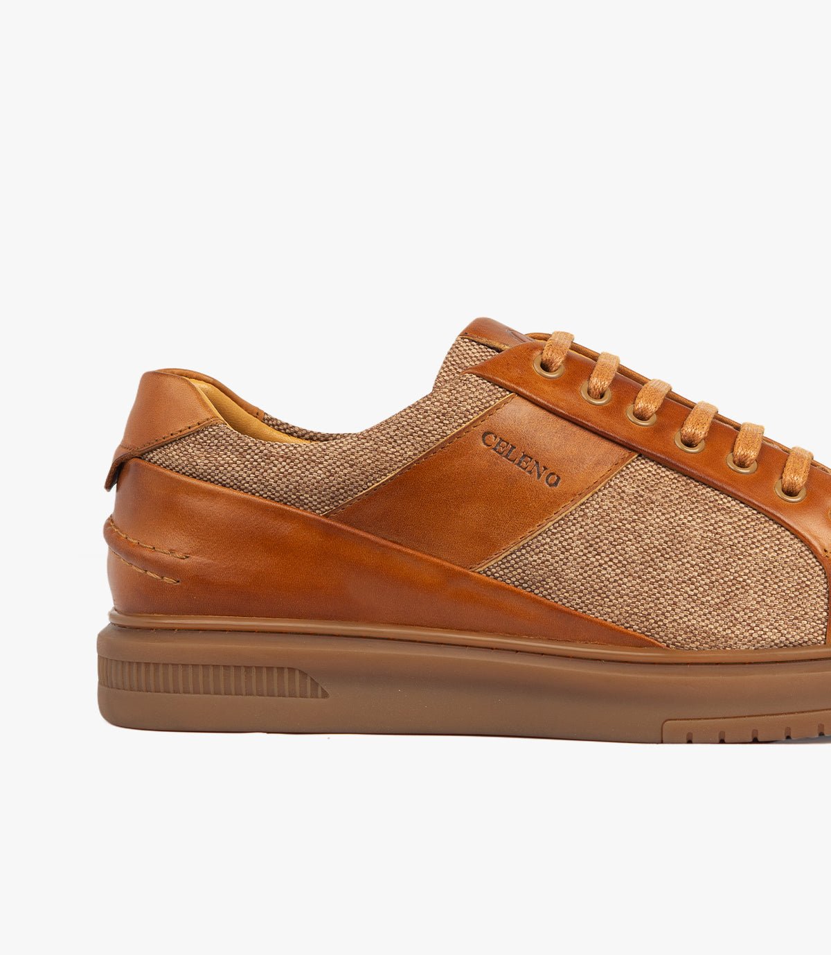 BASKET FOXTON en Cuir, Tabac– CL5016