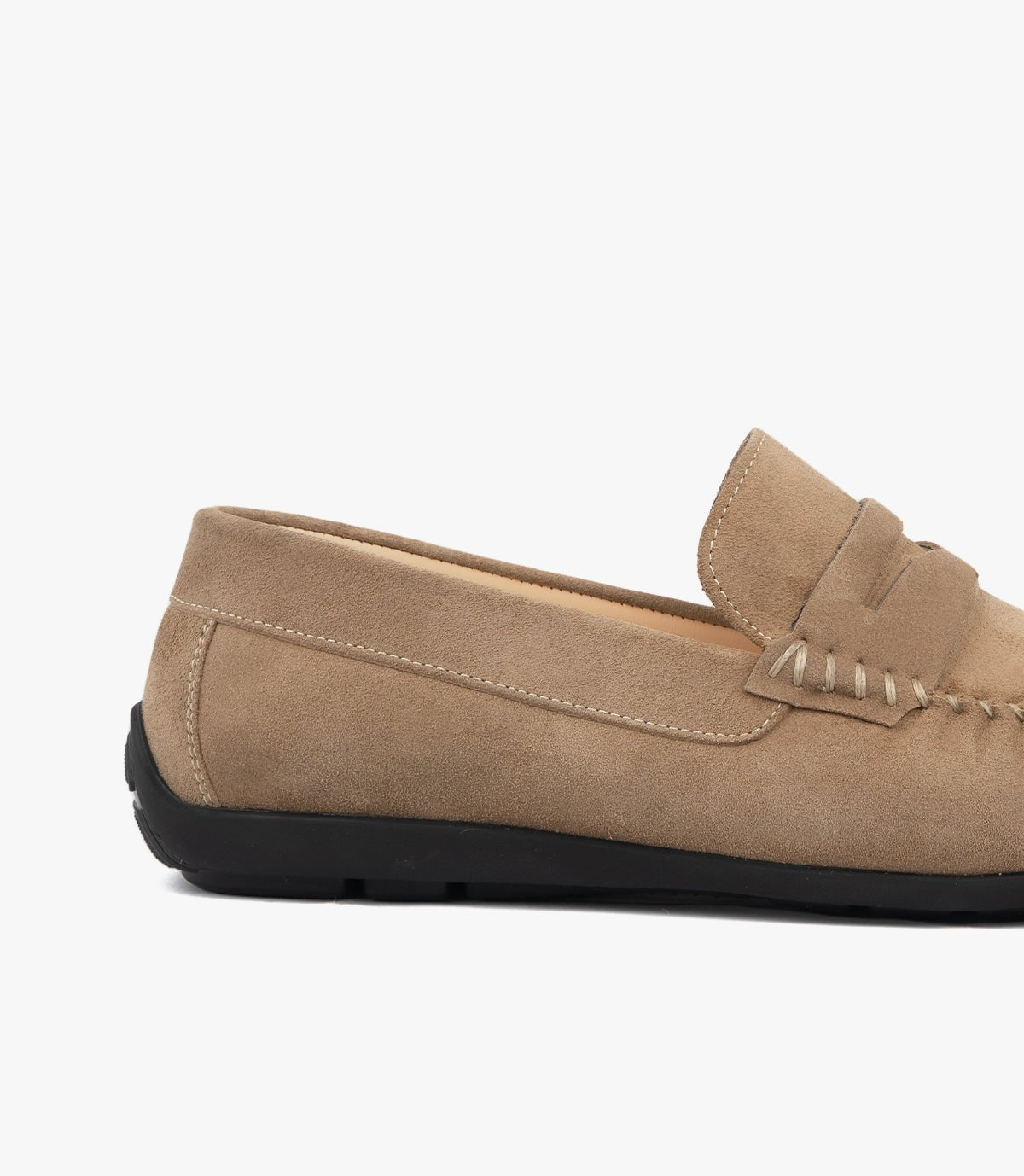 MOCASSIN IBIZA en Daim, Beige – CL048