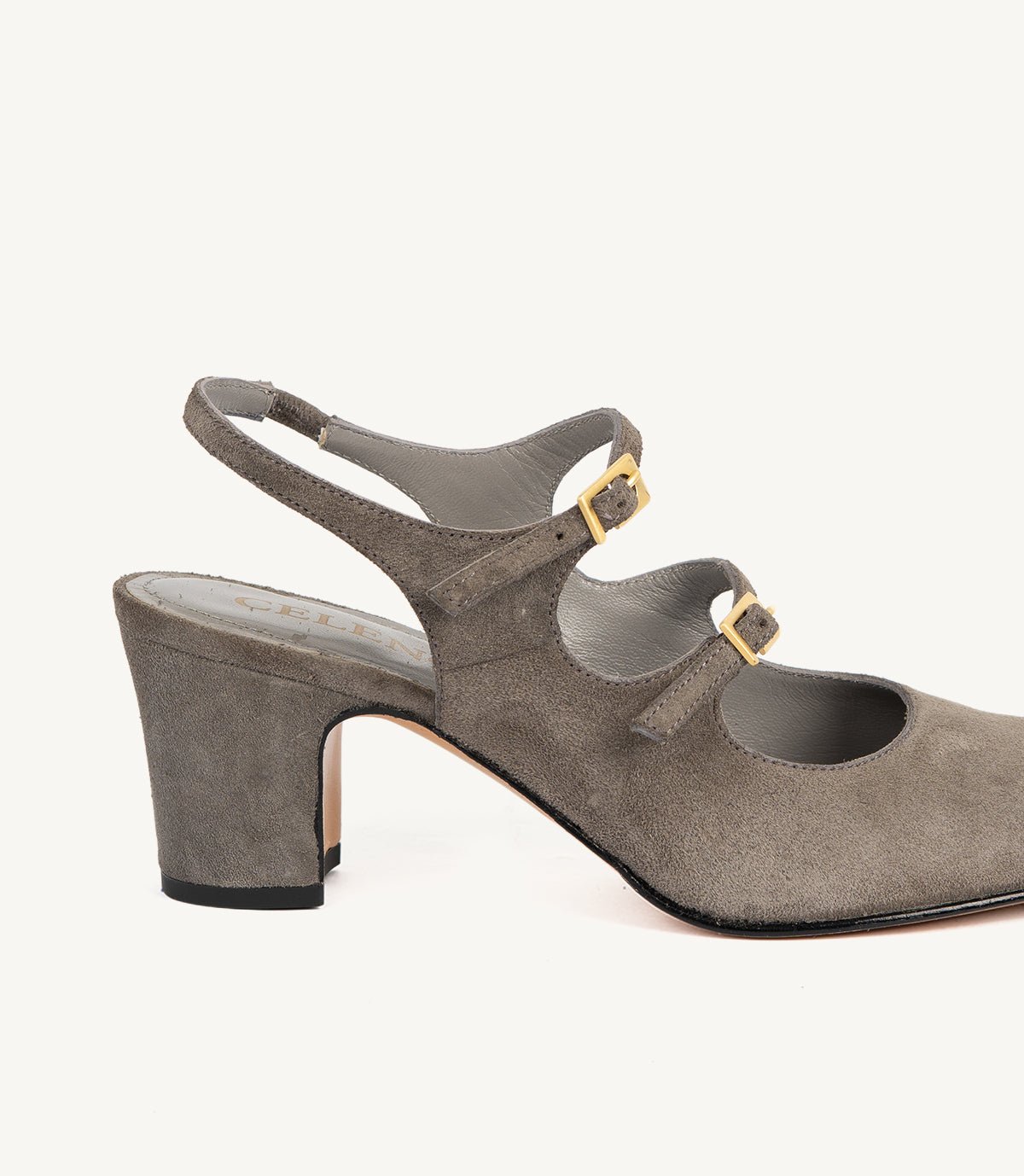 Escarpins BORA en Daim , Taupe