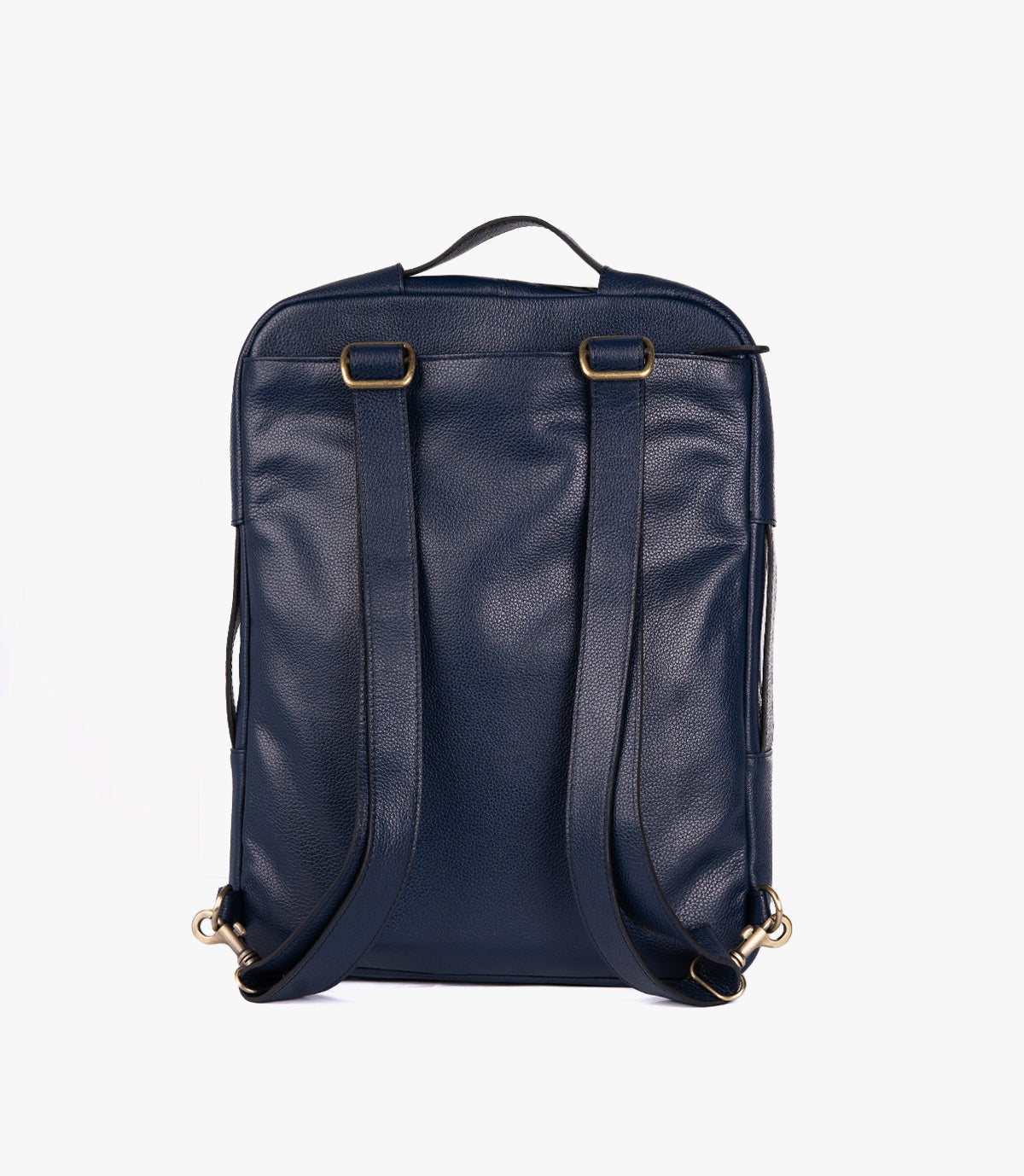 SAC ORDINATEUR MANHATTAN EN CUIR, BLEU MARINE - 040