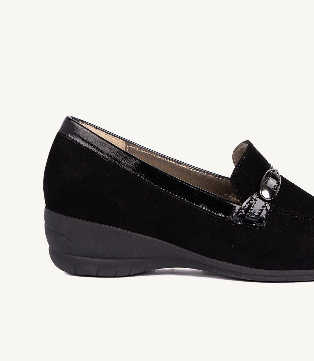 MOCASSIN CHICO EN DAIM NOIR