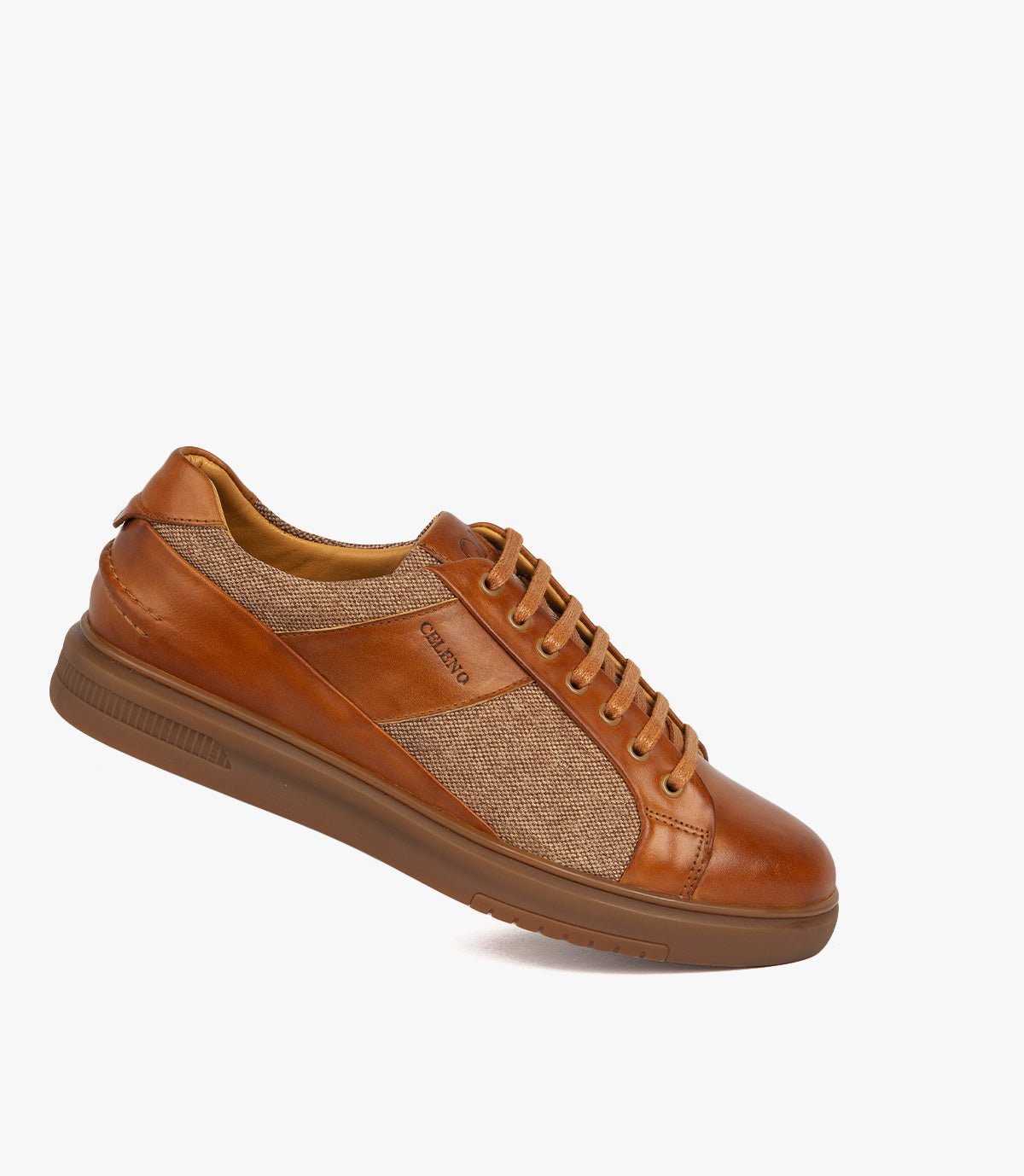 BASKET FOXTON en Cuir, Tabac– CL5016