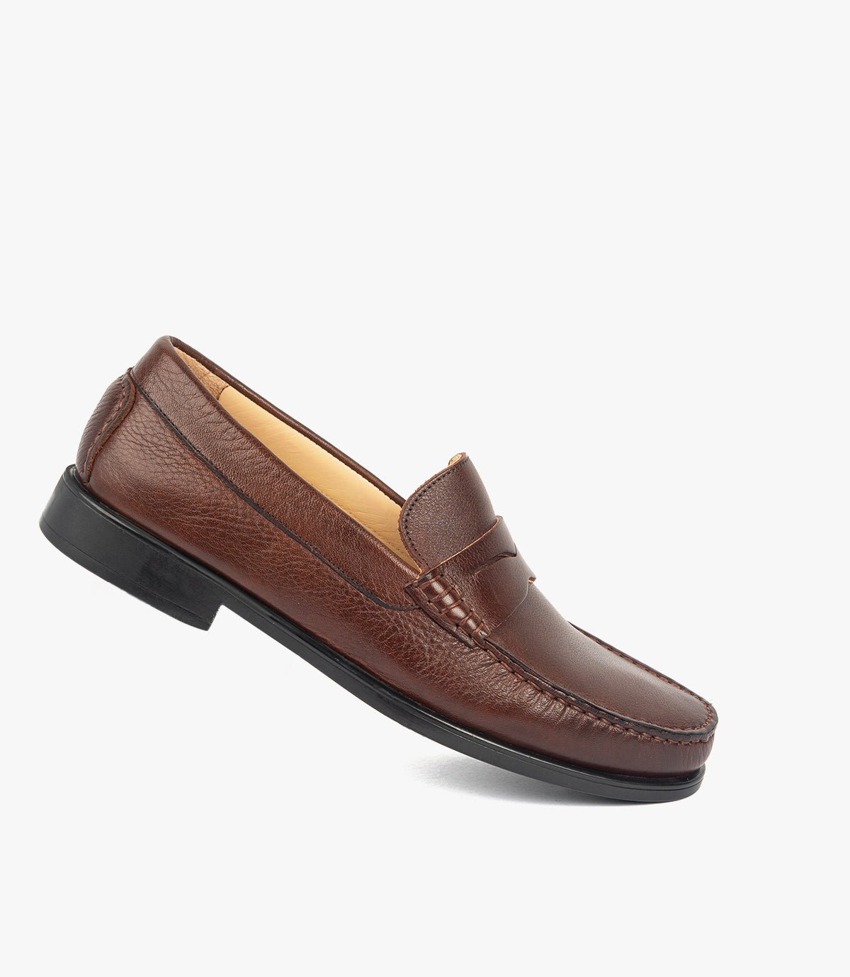 Mocassin ORSON en Cuir, Marron – CL110