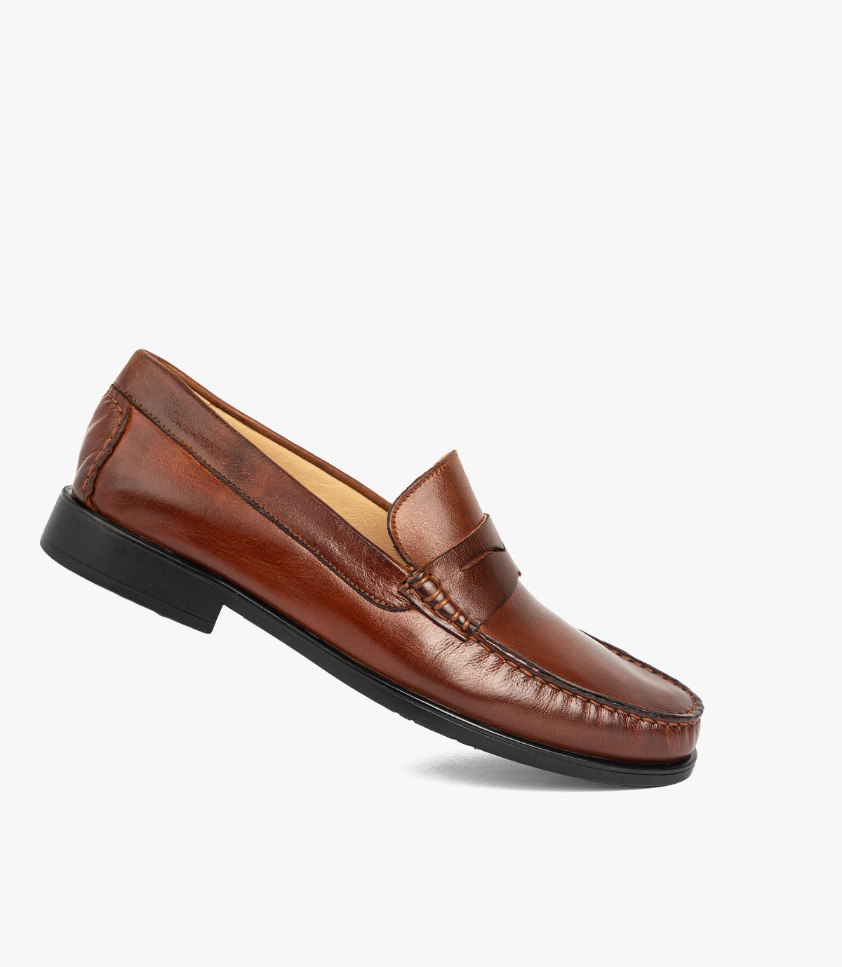 Mocassin ORSON en Cuir, Tabac – CL110