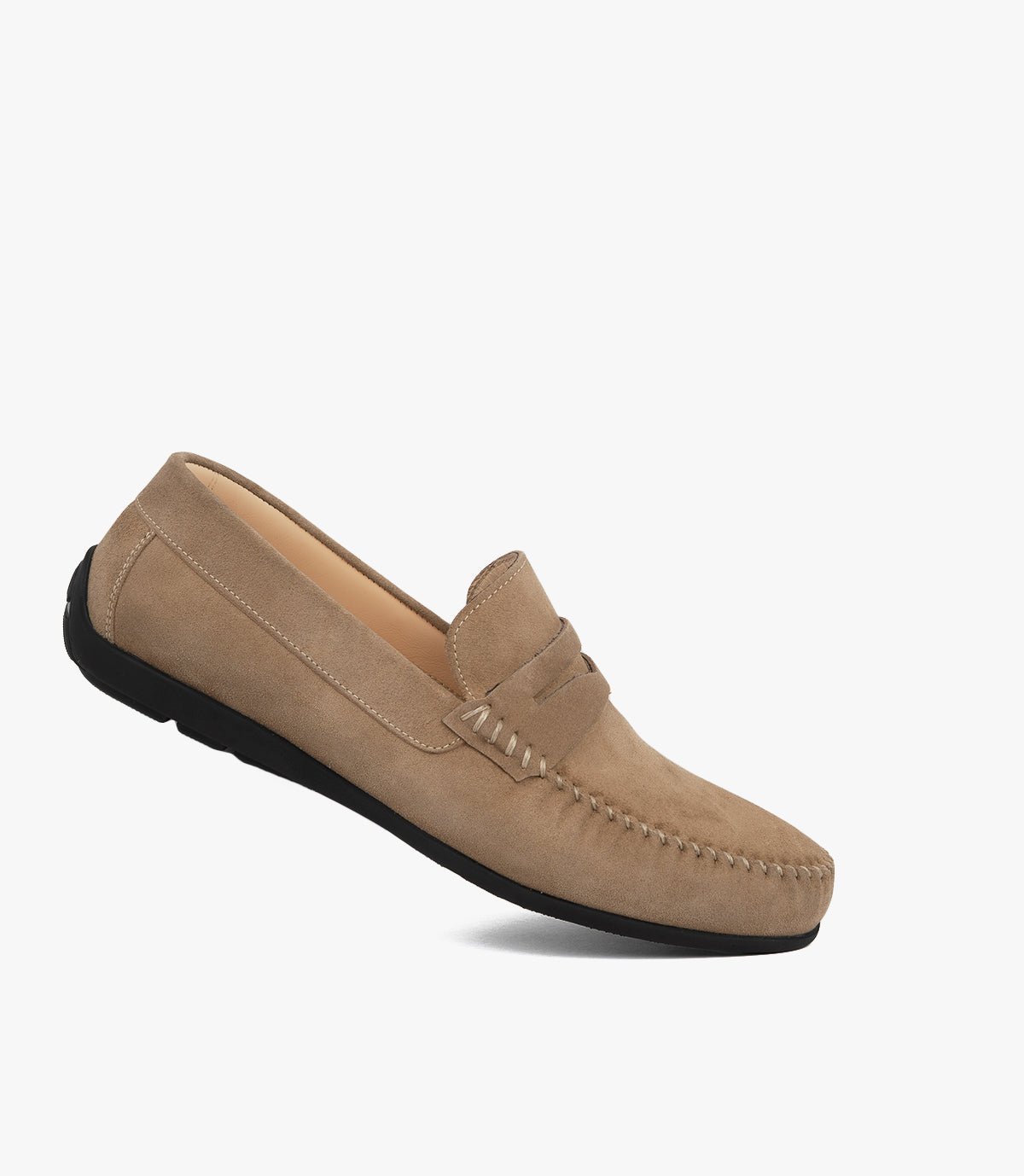 MOCASSIN IBIZA en Daim, Beige – CL048