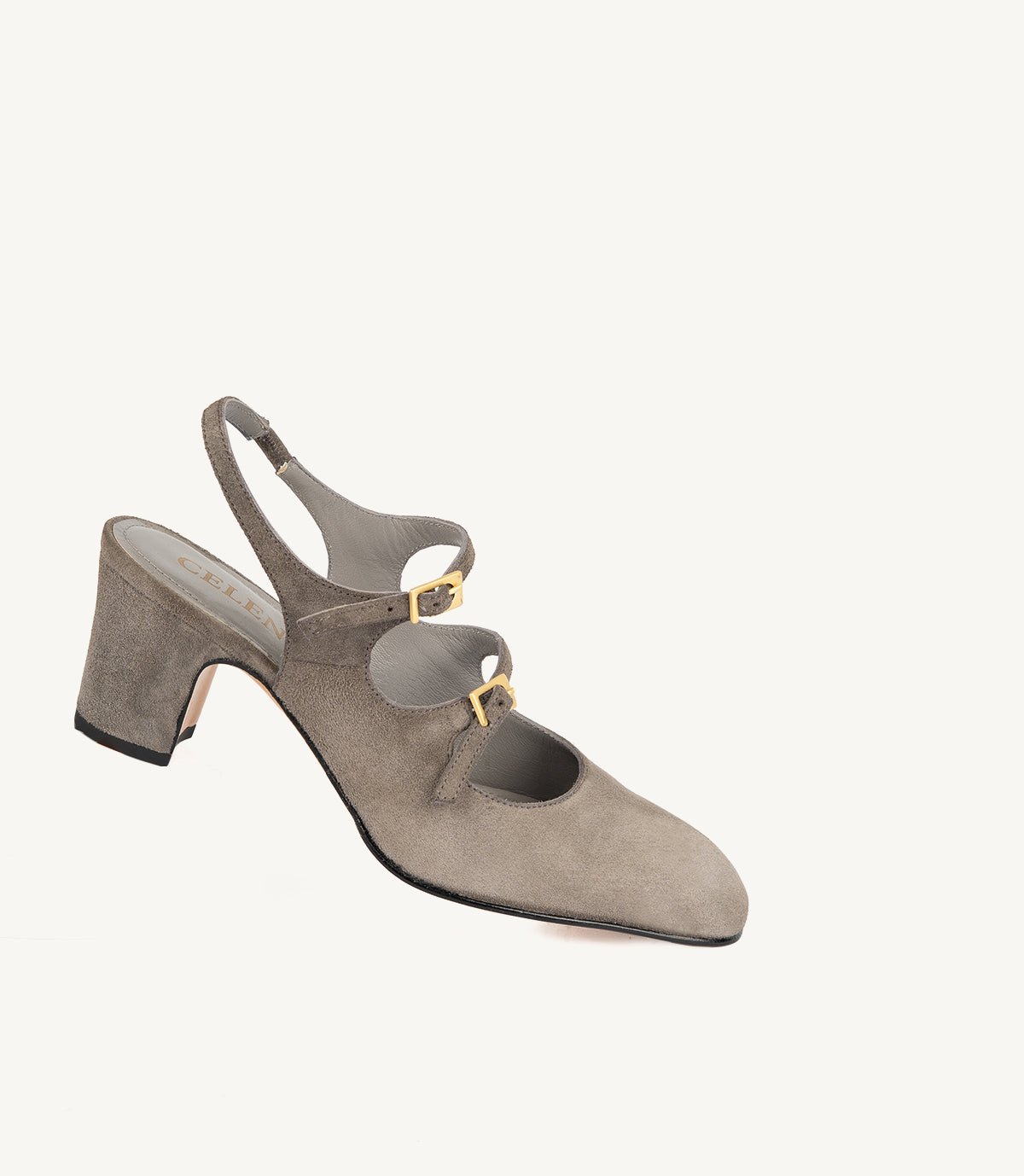Escarpins BORA en Daim , Taupe