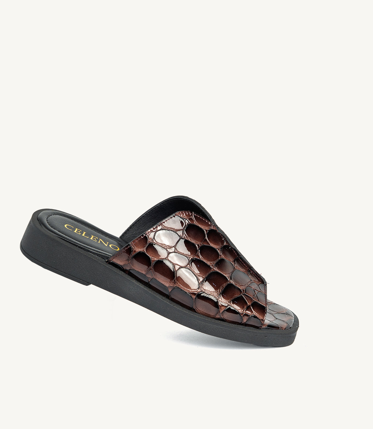 1894- SORENA CROCO MARRON