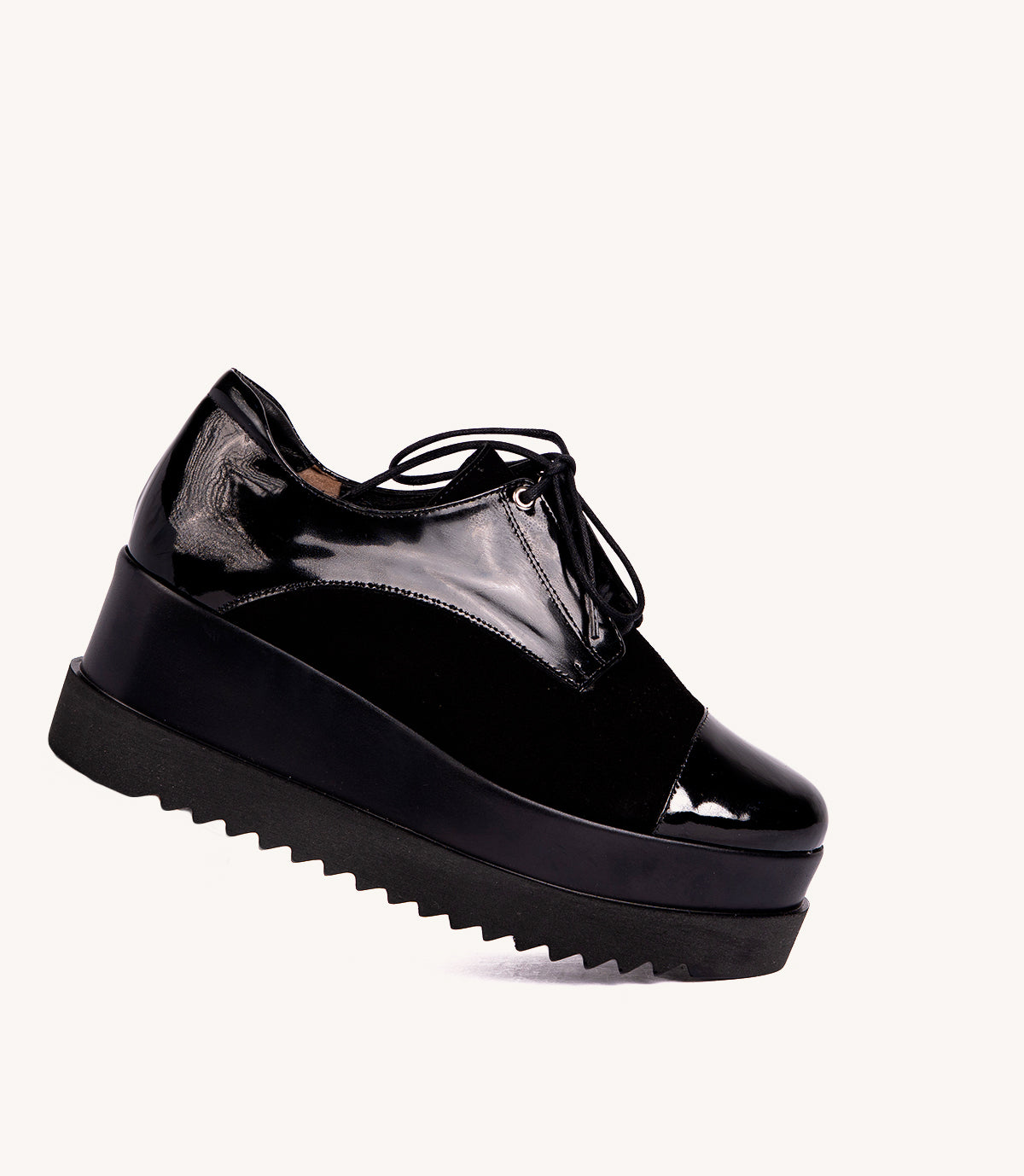 EKO EN CUIR ET DAIM NOIR
