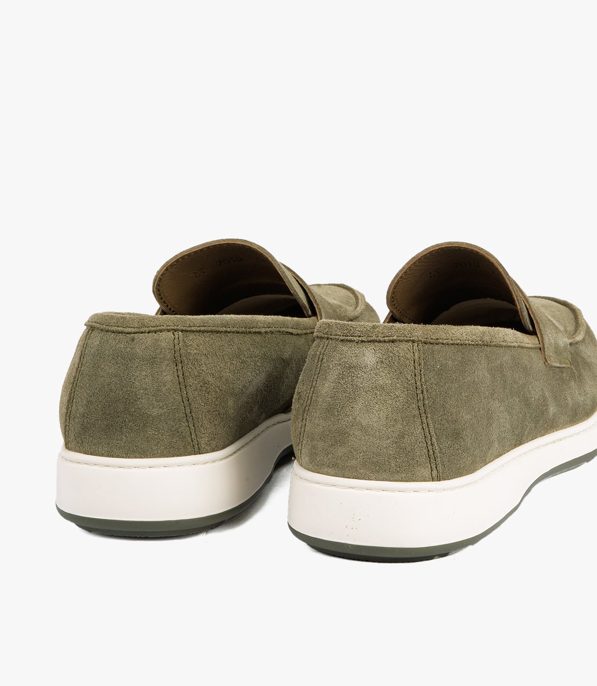 Mocassin Arven en Daim,Vert- CL7010