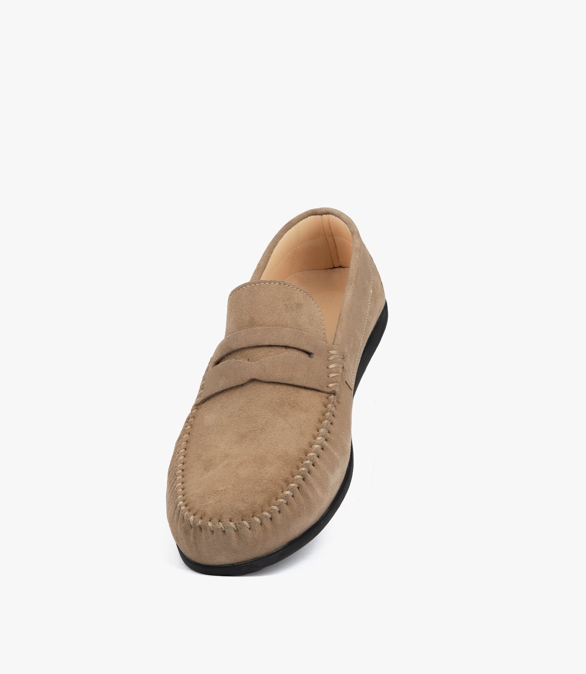 MOCASSIN IBIZA en Daim, Beige – CL048