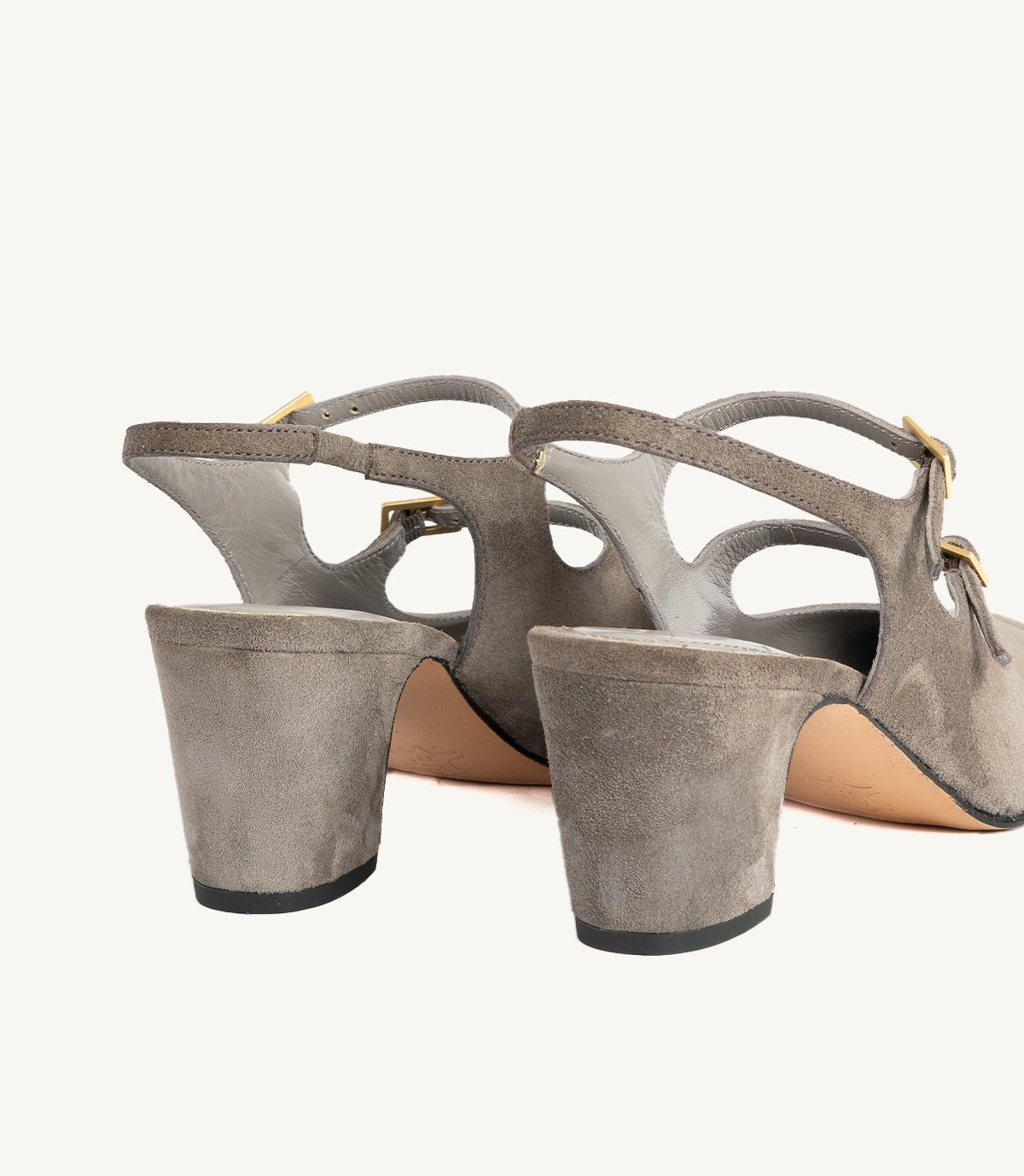 Escarpins BORA en Daim , Taupe