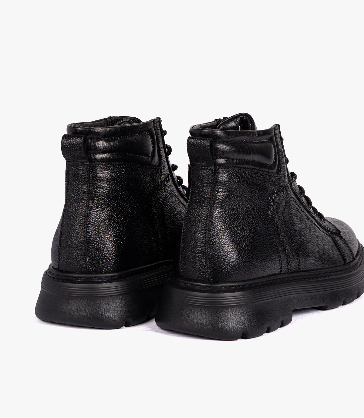 BOTTINE - KELAN EN CUIR NOIR - CL345