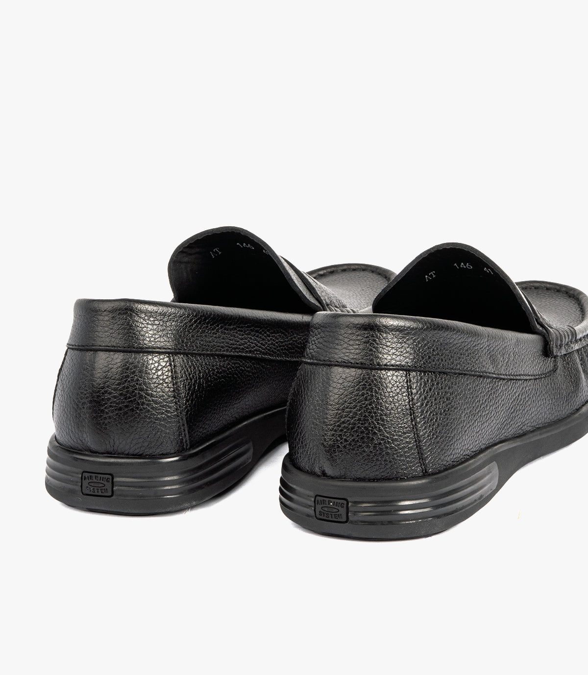 MOCASSIN EDEN EN CUIR, NOIR – CL146